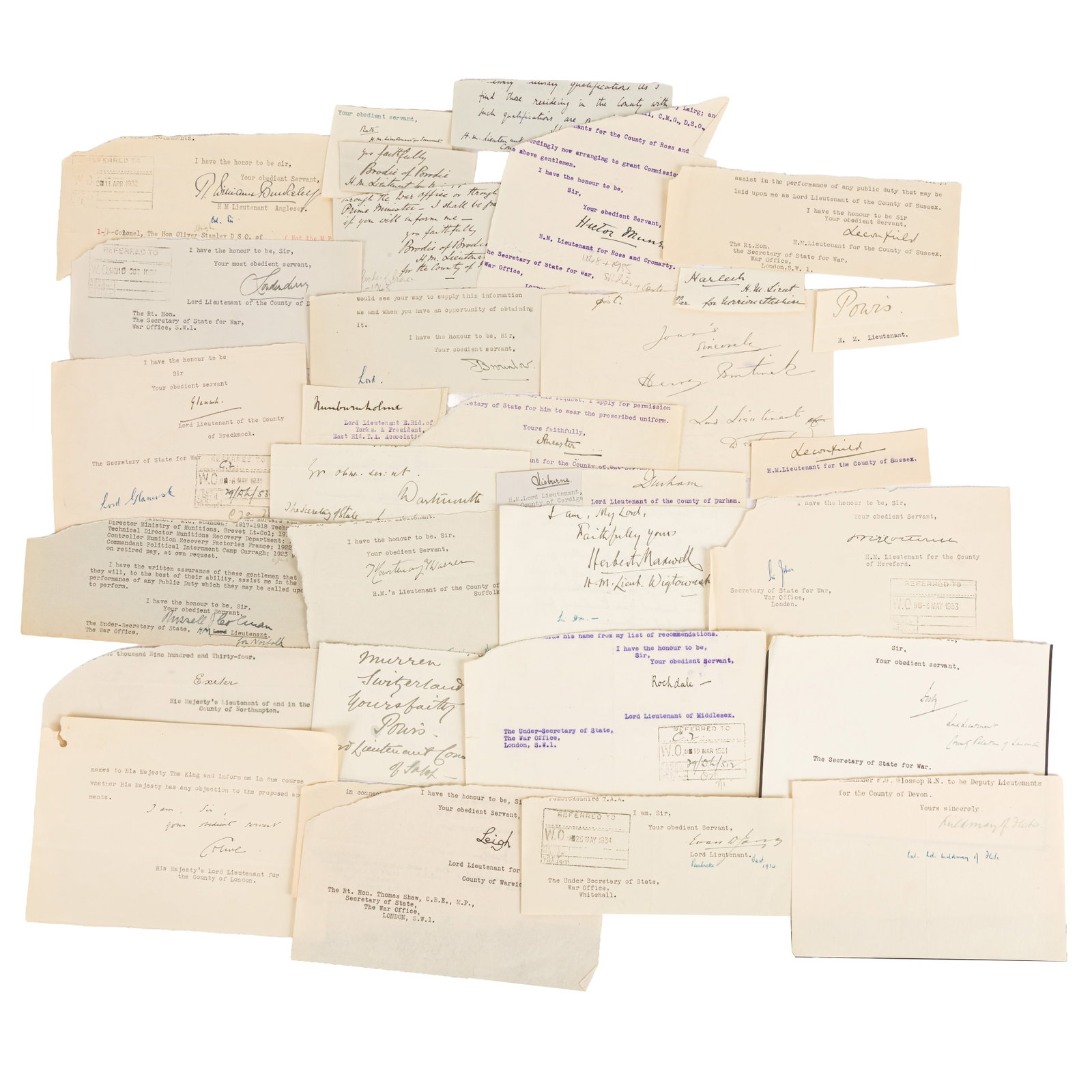 Autograph Collection.- Royalty & Aristocracy 19th-20th century - 2