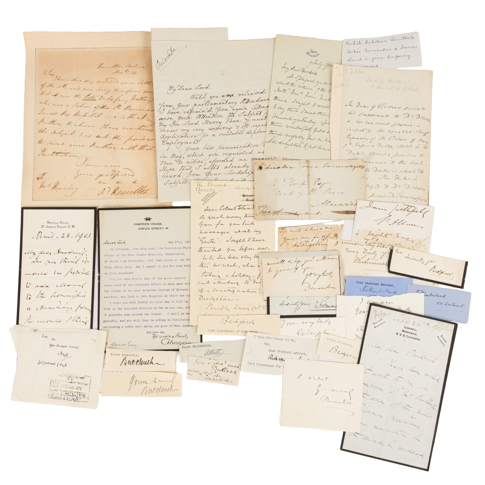 Autograph Collection.- Royalty & Aristocracy 19th-20th century - 3