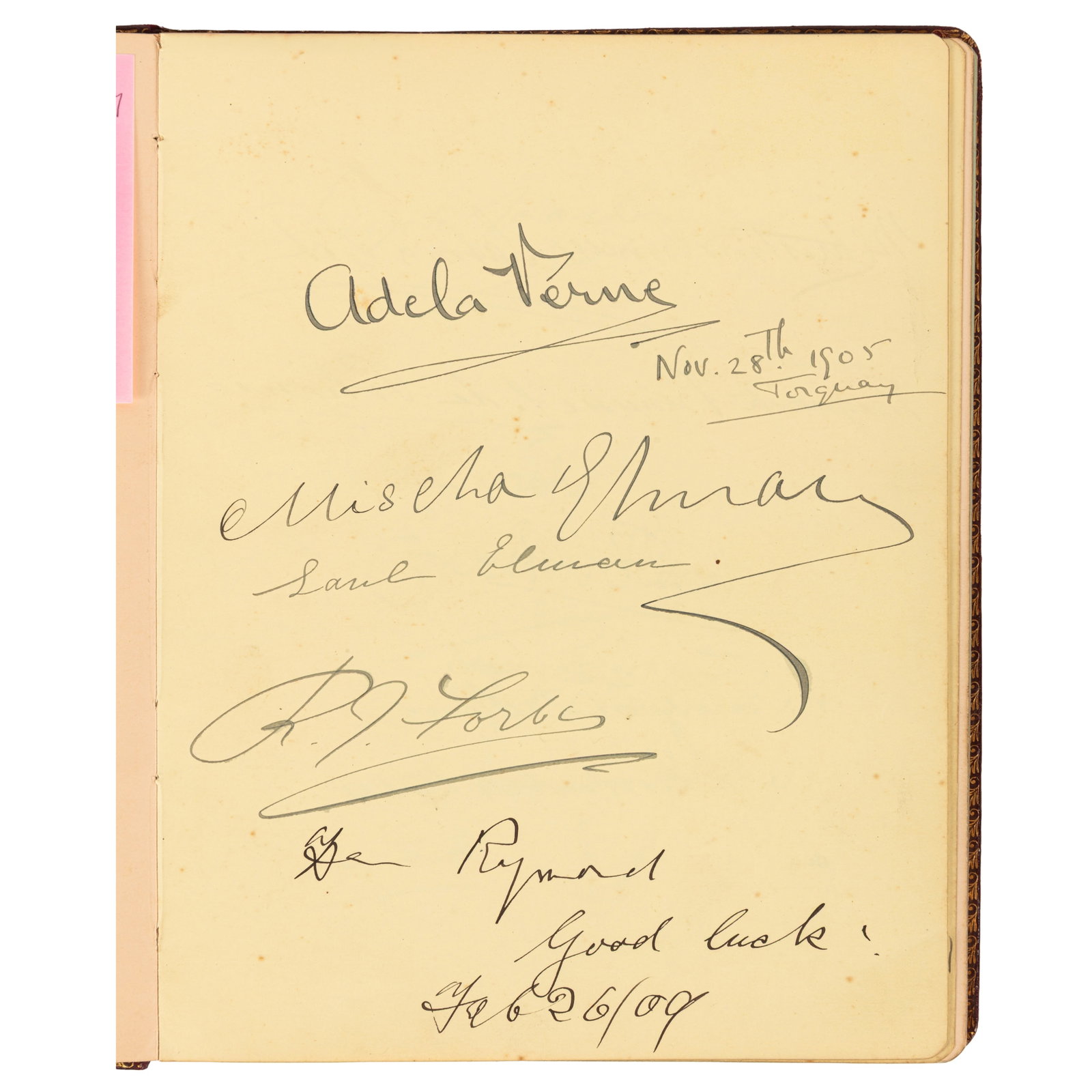 Autograph Album.- Incl. Ernest Shackleton early 20th century - 2