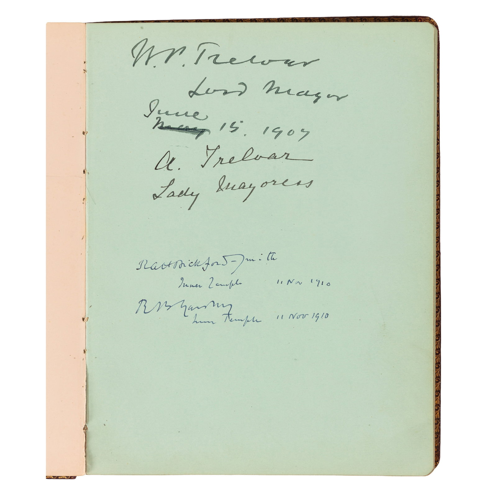 Autograph Album.- Incl. Ernest Shackleton early 20th century - 5