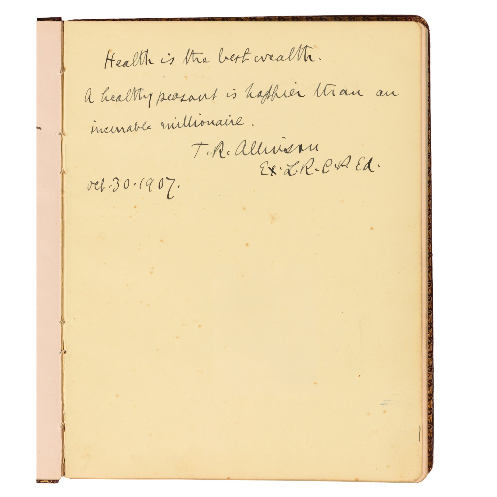 Autograph Album.- Incl. Ernest Shackleton early 20th century - 7