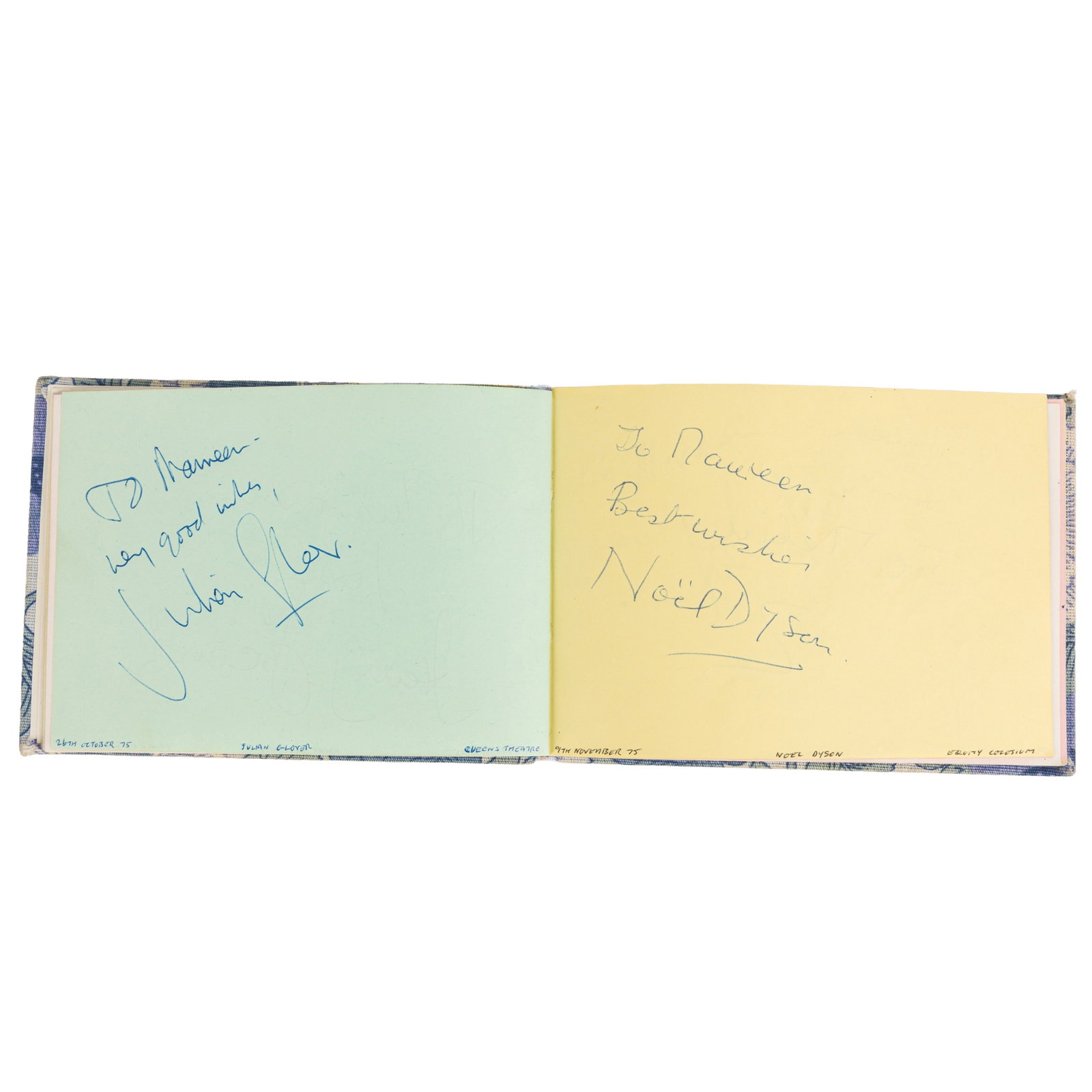 Autograph Album.- Inc. Fred Astaire c. 1975 - 2