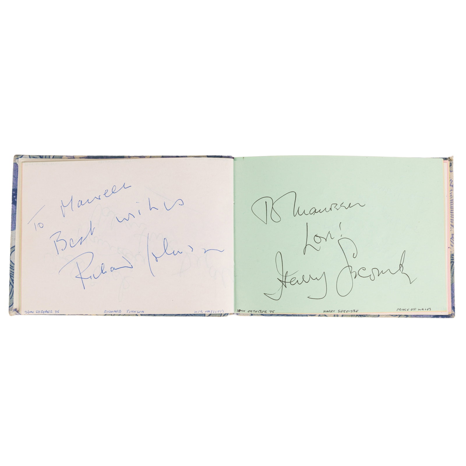 Autograph Album.- Inc. Fred Astaire c. 1975 - 4