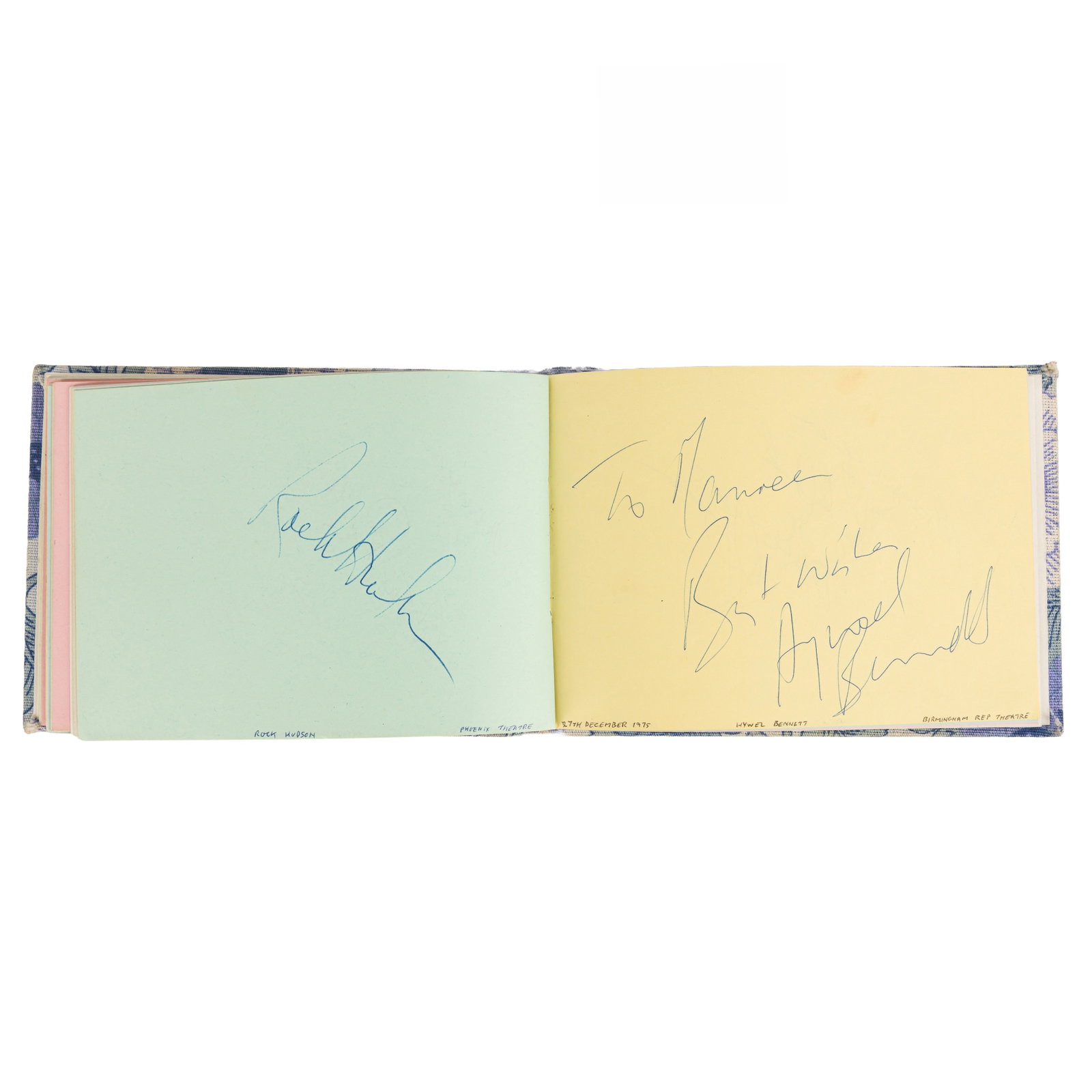 Autograph Album.- Inc. Fred Astaire c. 1975 - 5