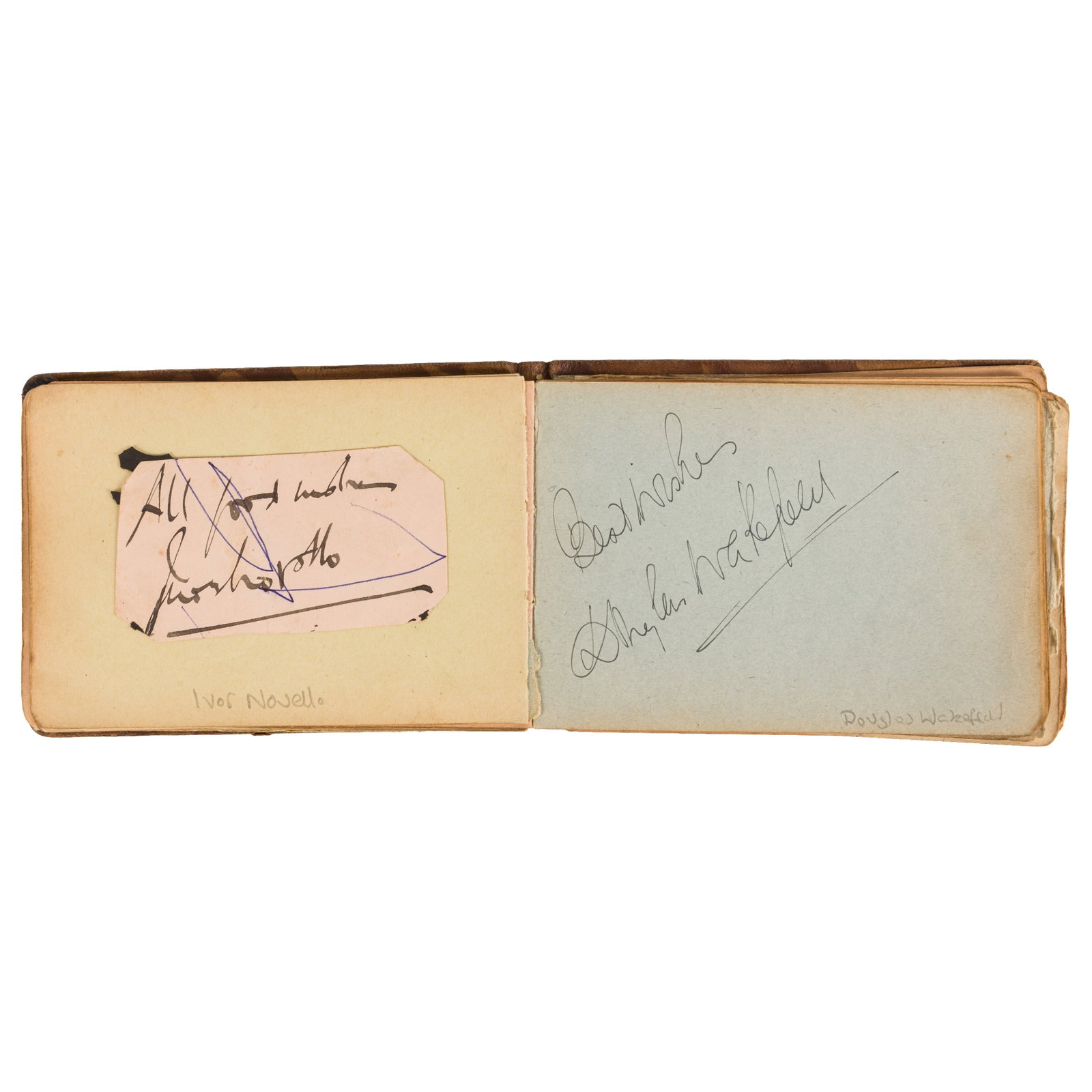 Autograph Album.- Vintage Actors & Entertainers c. 1930s-1940s - 4