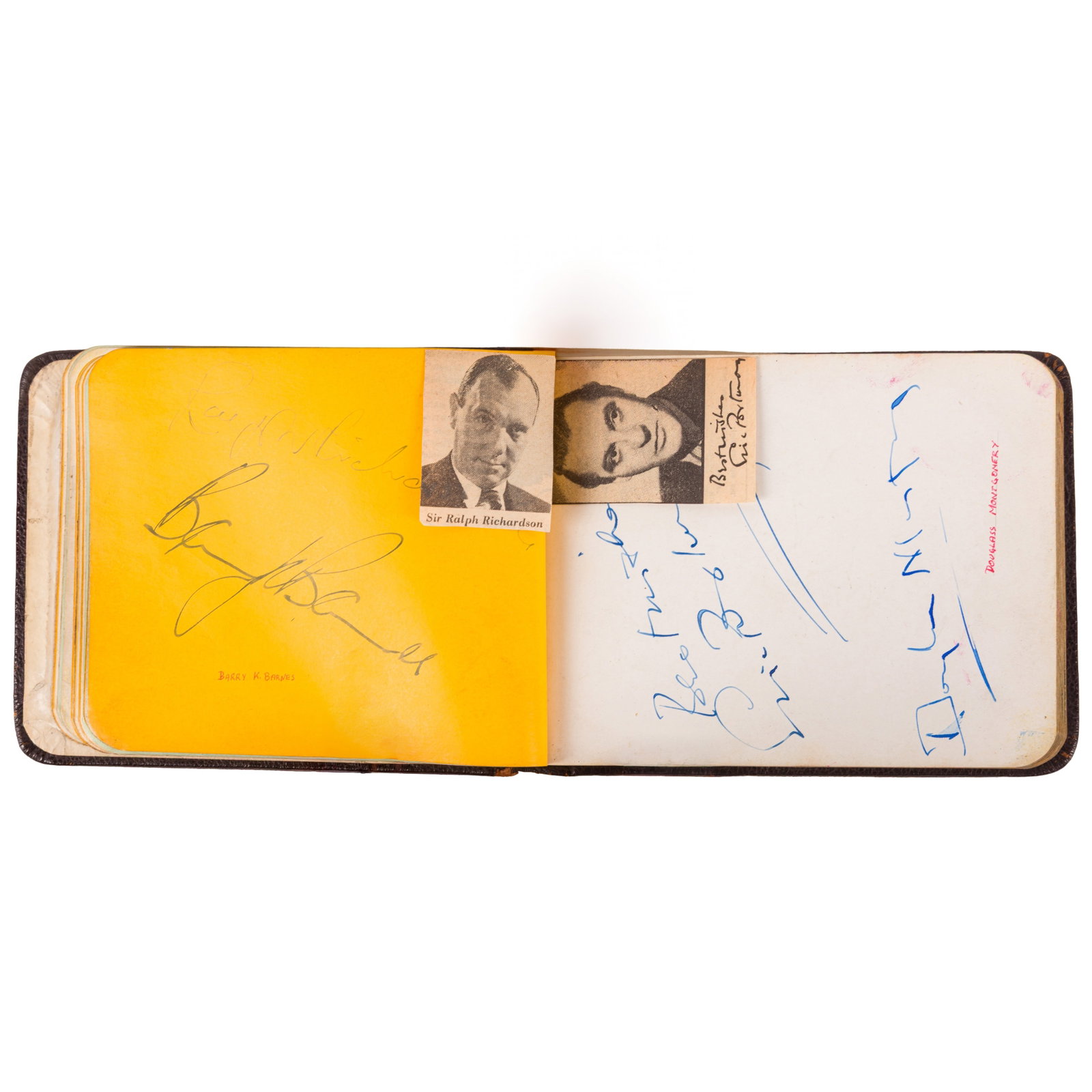 Autograph Album.- Incl. Alec Guinness c. 1950s - 11