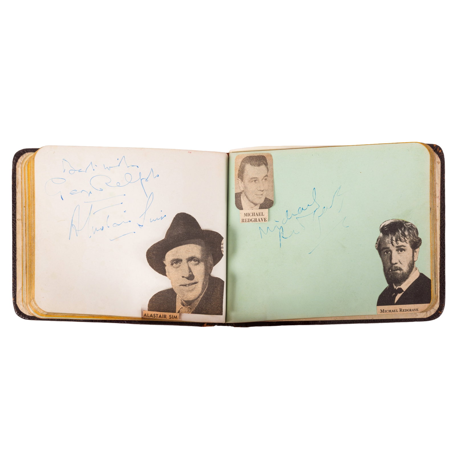 Autograph Album.- Incl. Alec Guinness c. 1950s - 2