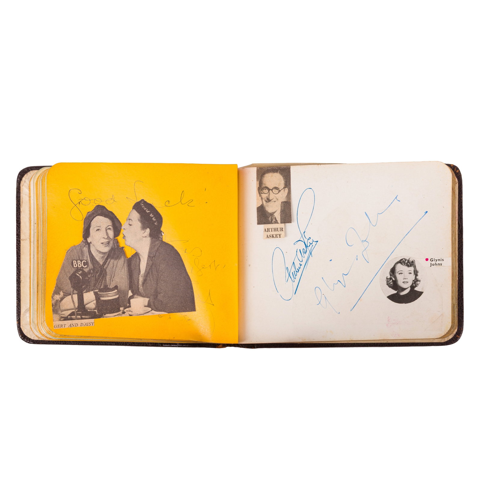 Autograph Album.- Incl. Alec Guinness c. 1950s - 4