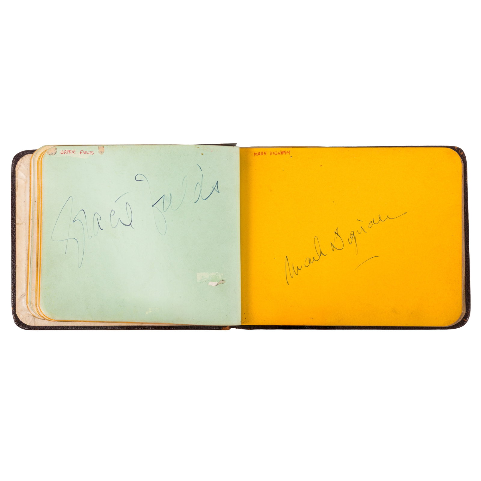 Autograph Album.- Incl. Alec Guinness c. 1950s - 5