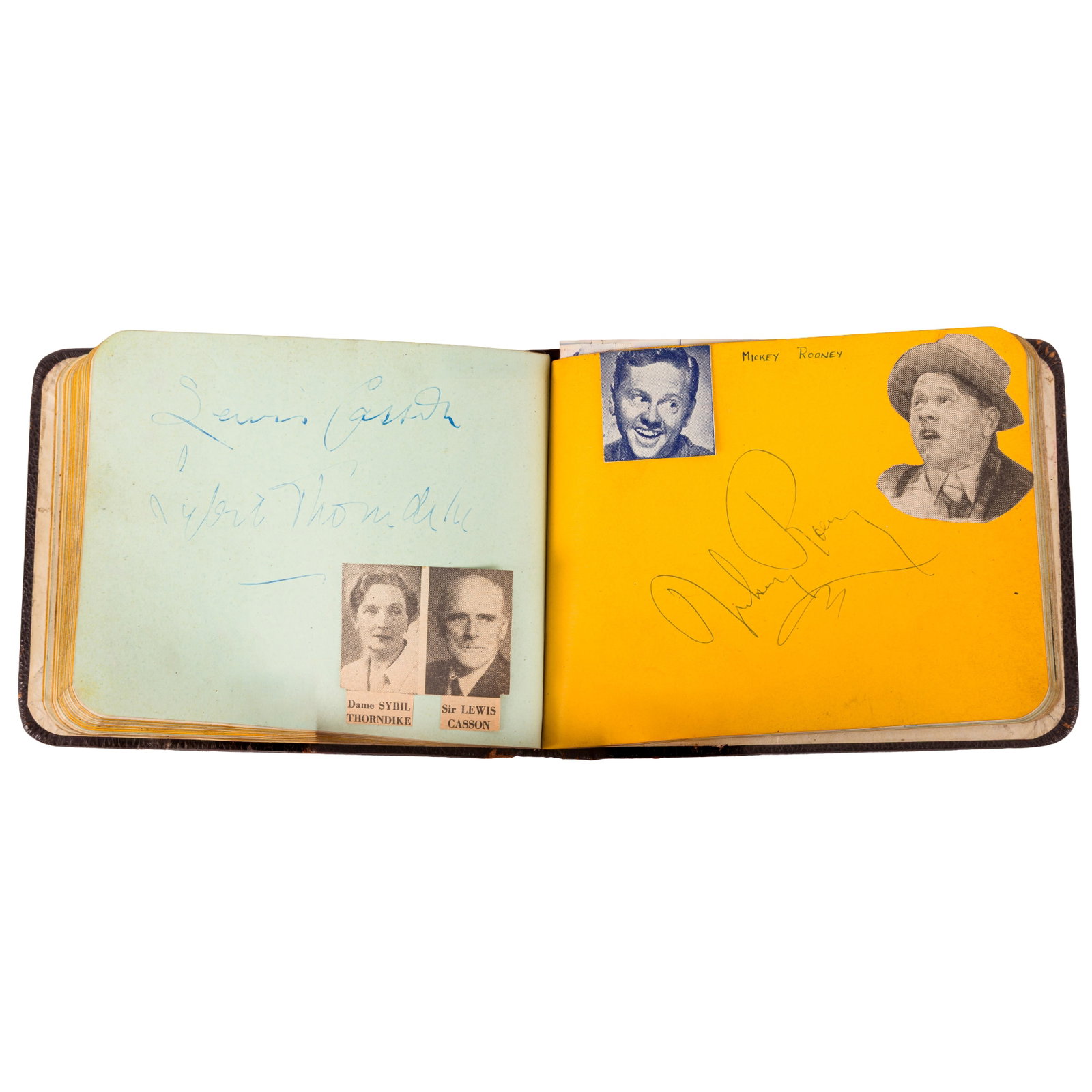 Autograph Album.- Incl. Alec Guinness c. 1950s - 6