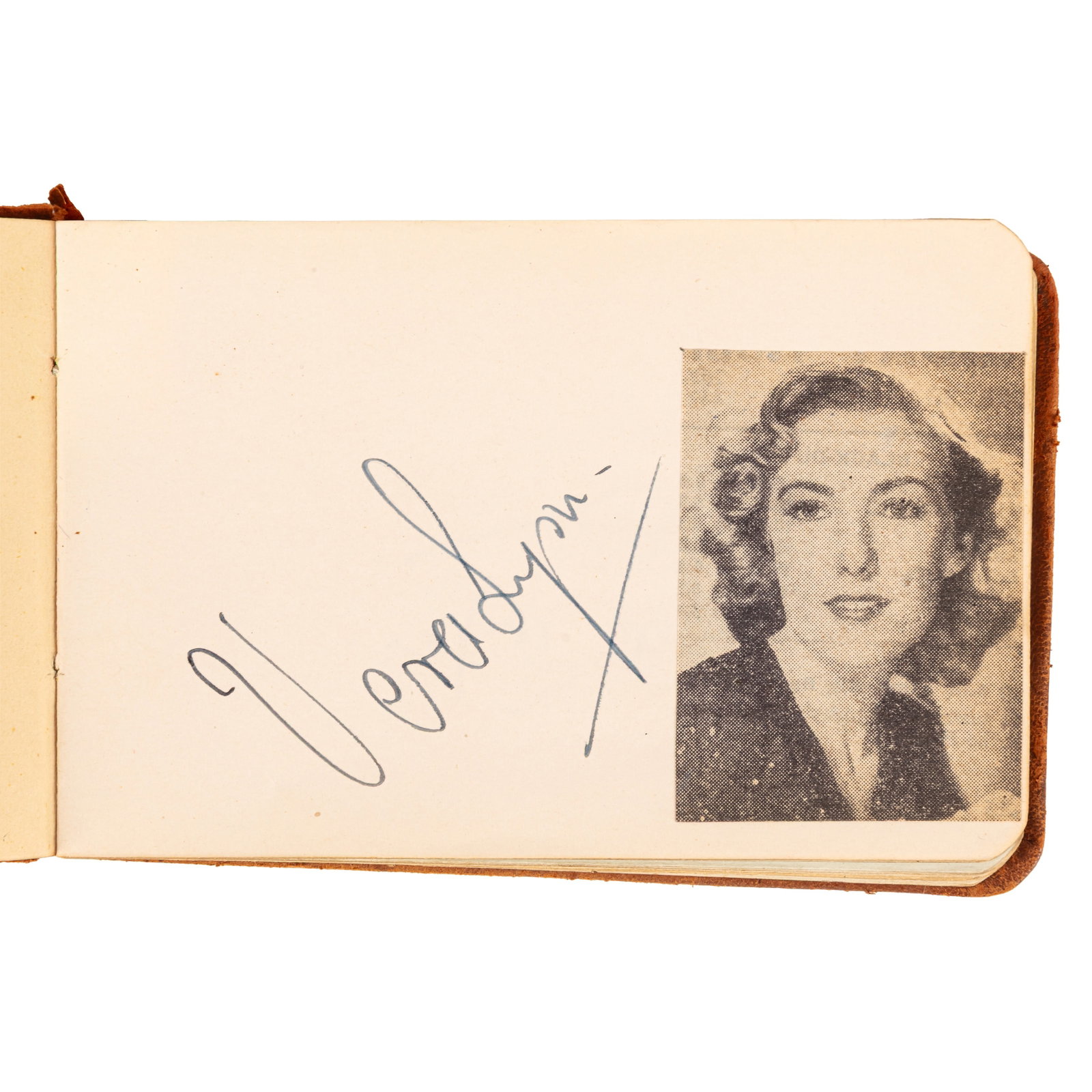 Autograph Album.- Incl. Agatha Christie c. 1940s - 5