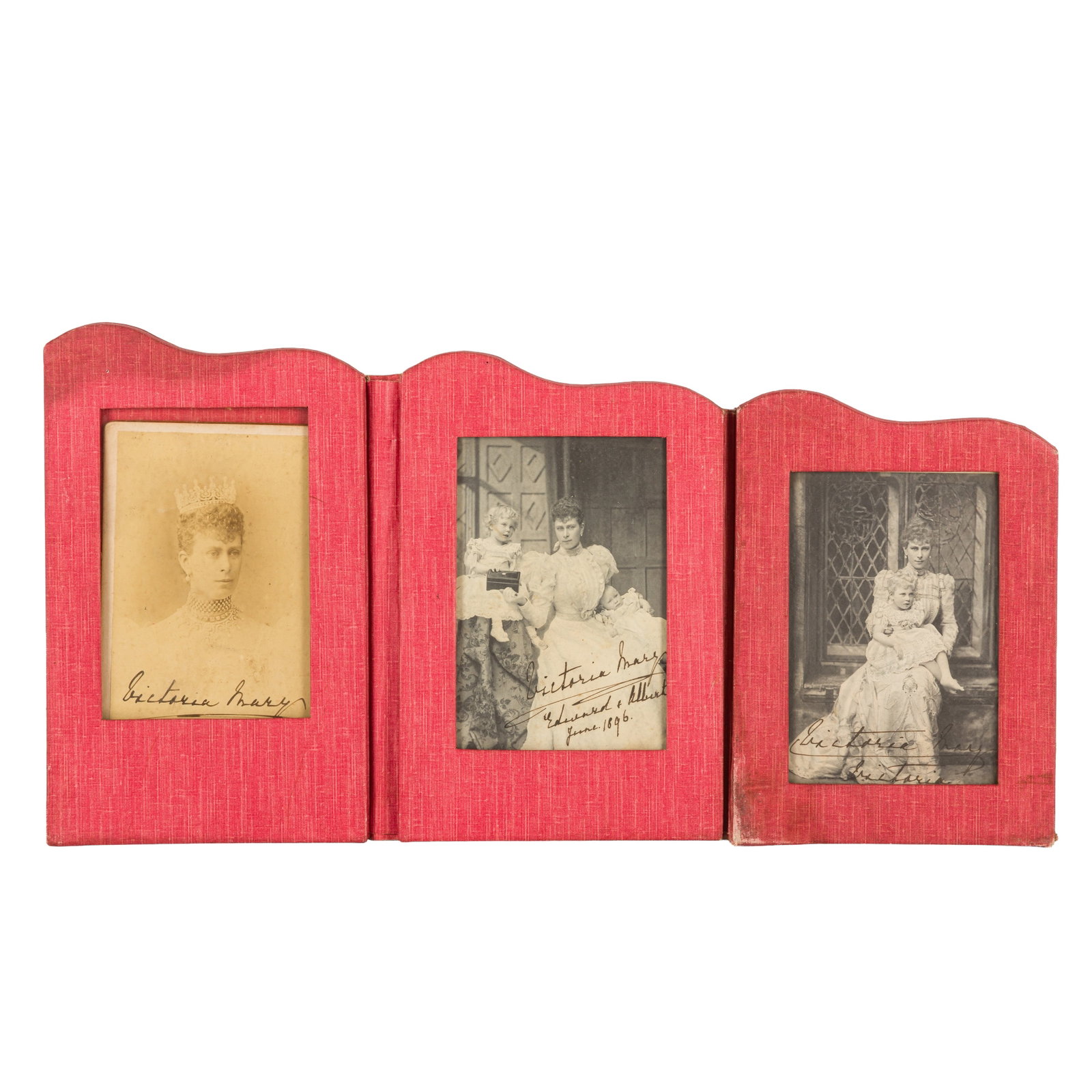 Mary of Teck, Queen of the United Kingdom Three signed photographs - 2
