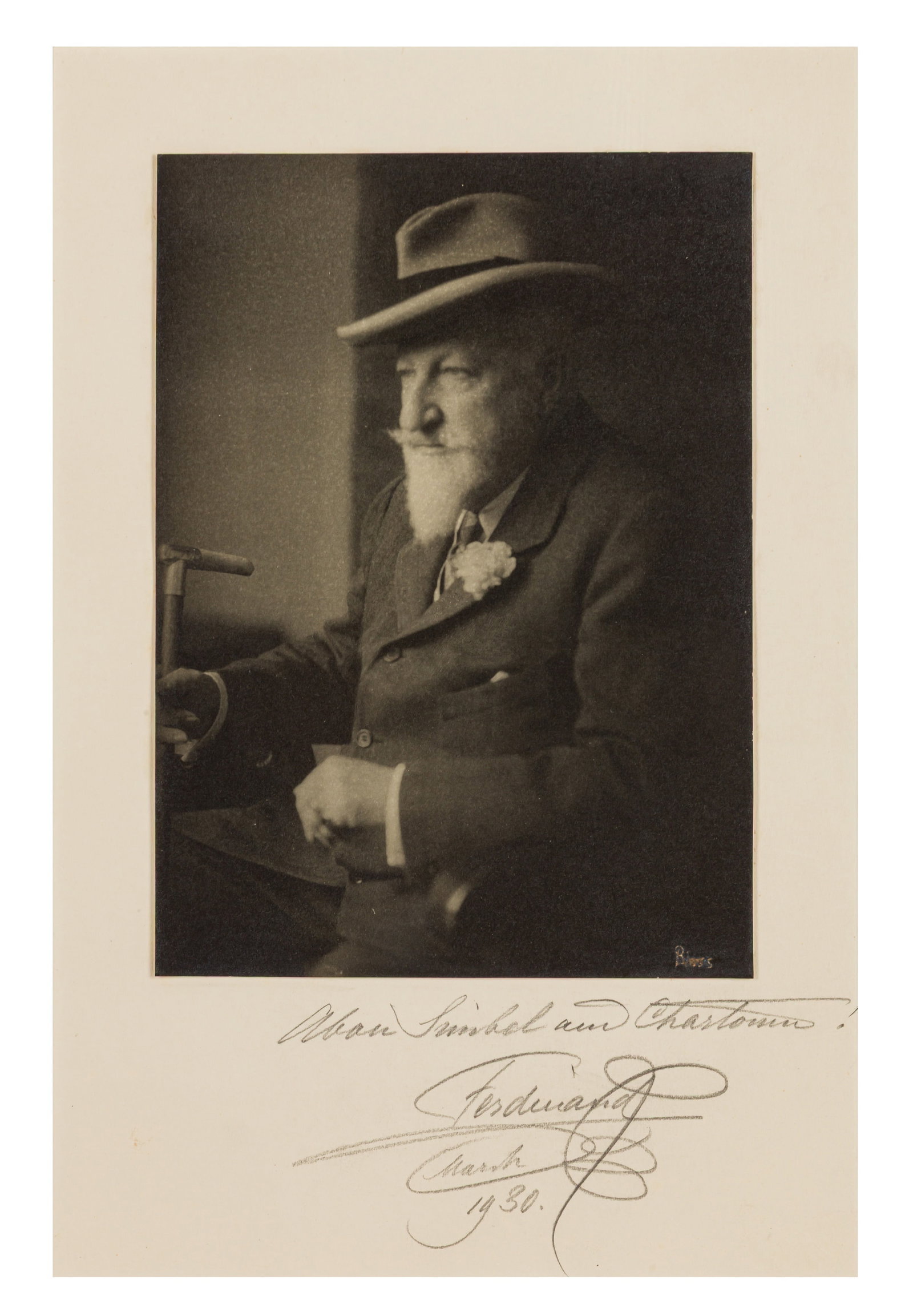 Ferdinand I, Tsar of Bulgaria Signed photograph - 2