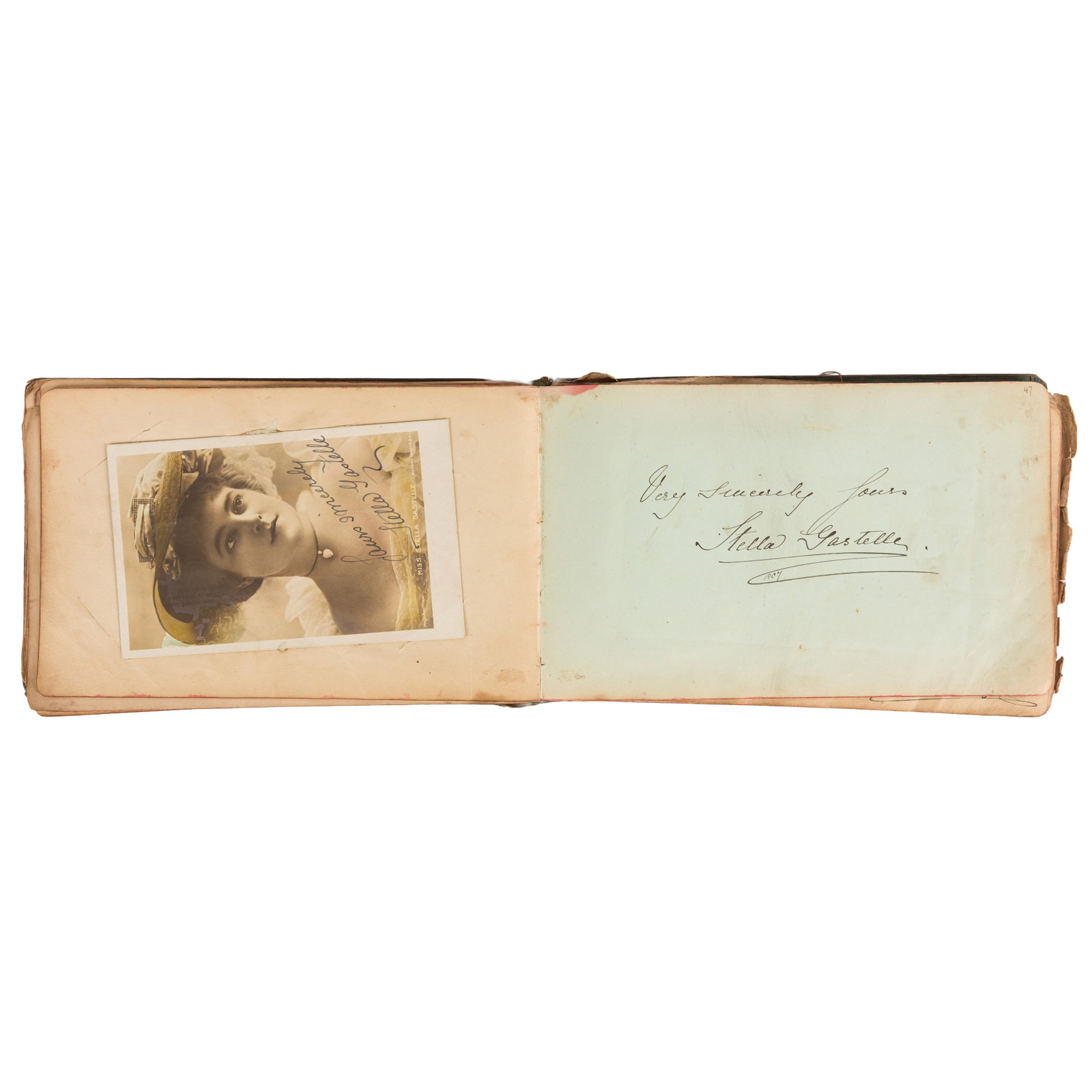 Autograph Album.- Theatre Interest Early 20th century - 2