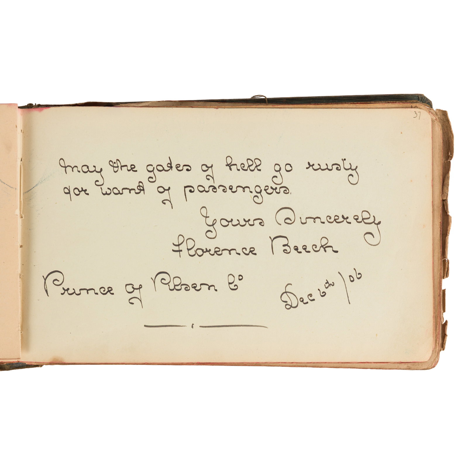 Autograph Album.- Theatre Interest Early 20th century - 3