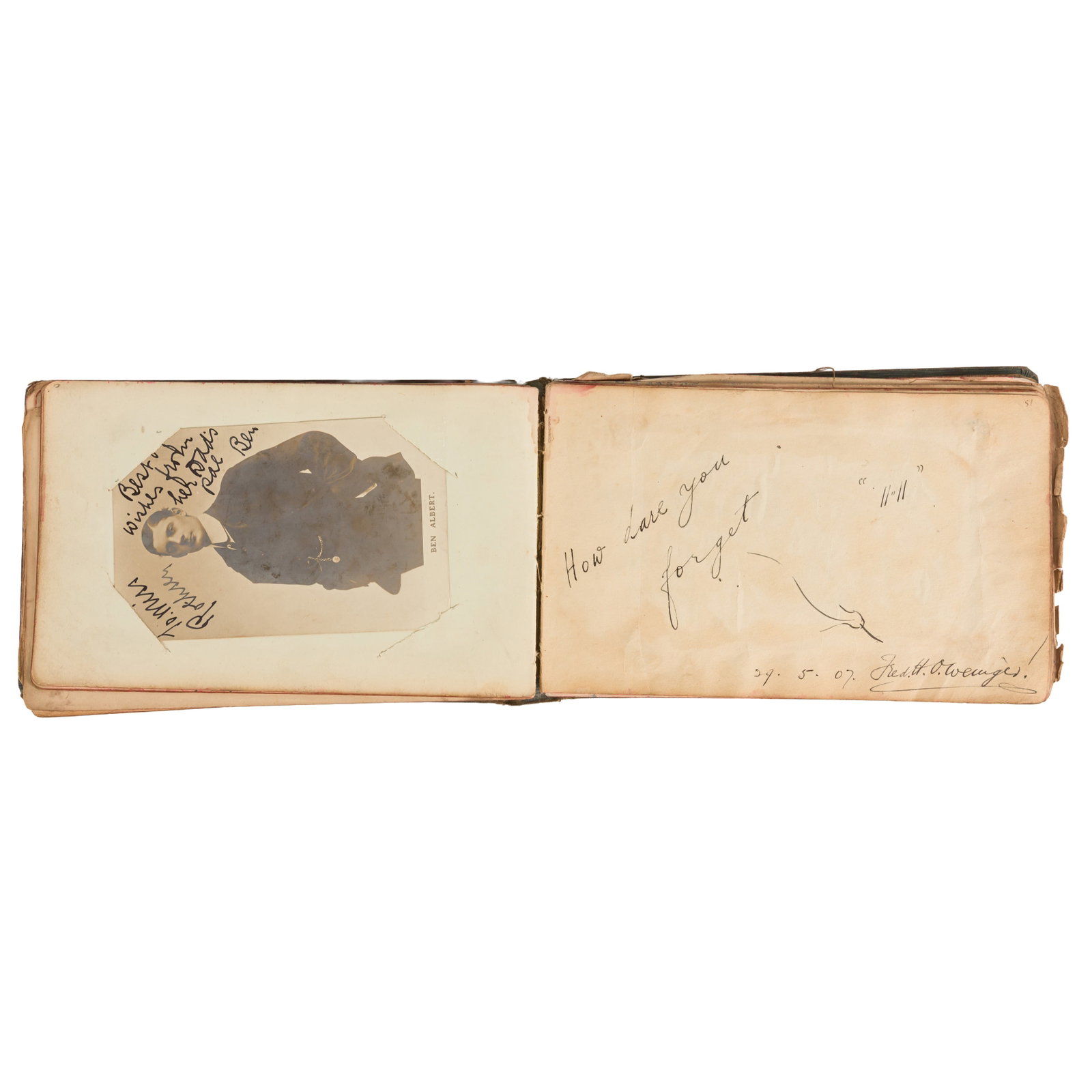 Autograph Album.- Theatre Interest Early 20th century - 4