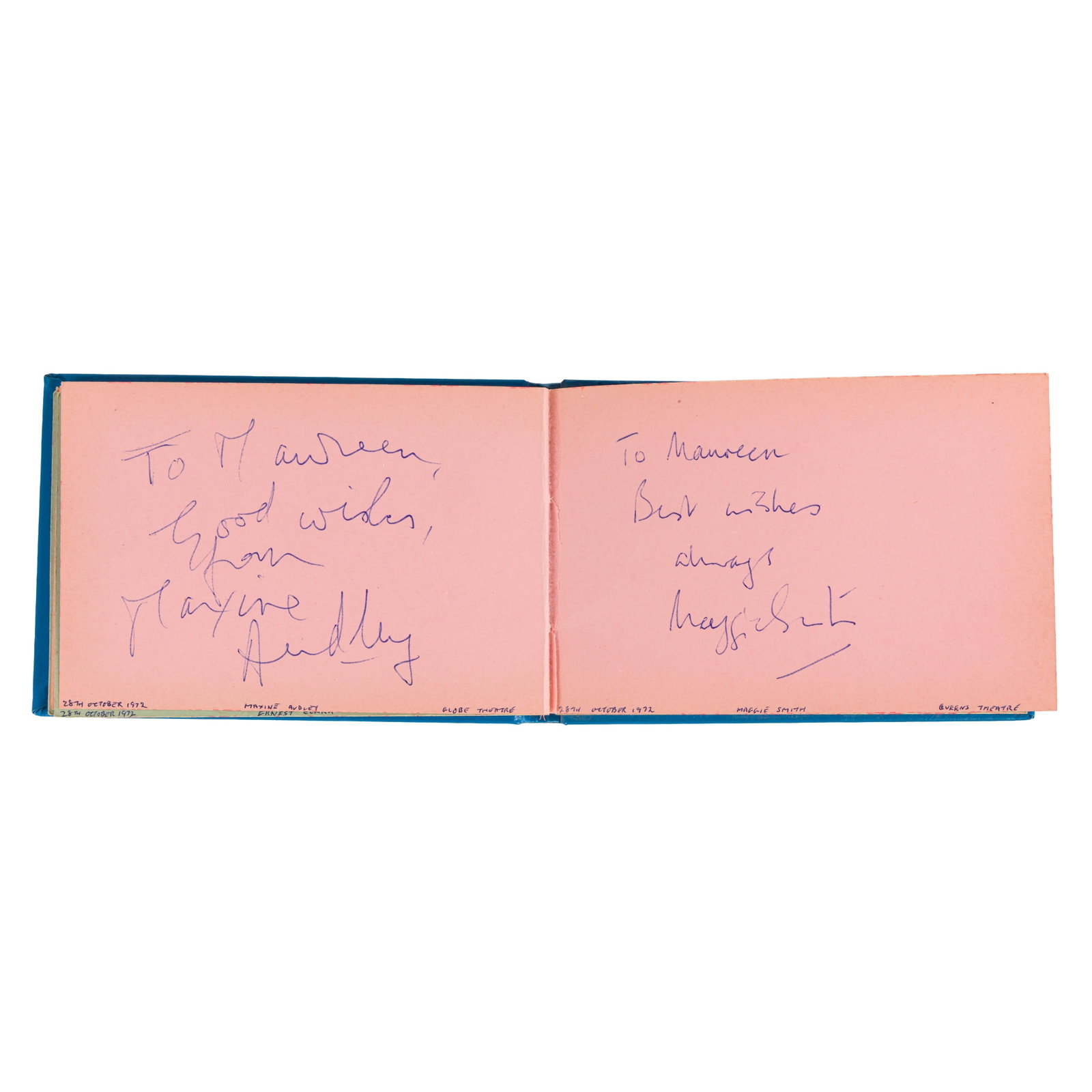 Autograph Albums.- Incl. Alec Guinness c. 1972 - 2