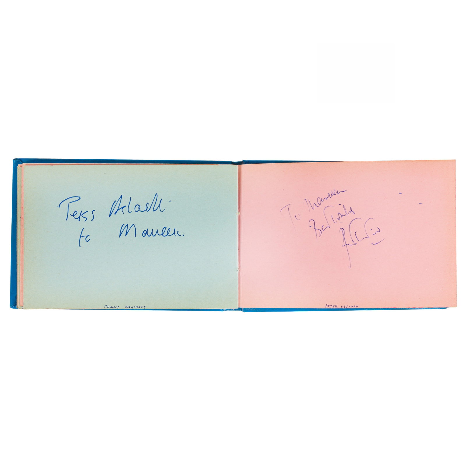 Autograph Albums.- Incl. Alec Guinness c. 1972 - 3