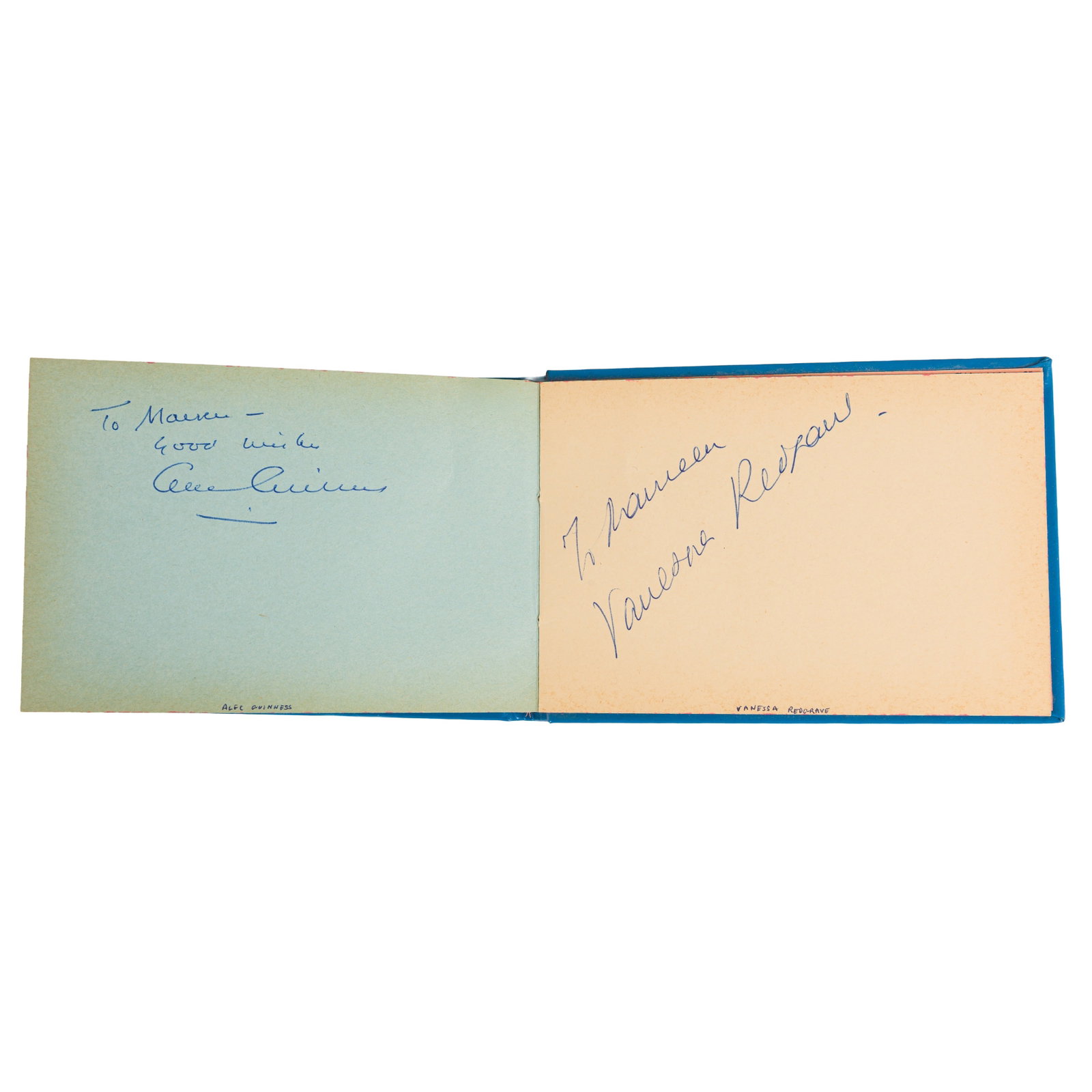 Autograph Albums.- Incl. Alec Guinness c. 1972 - 4