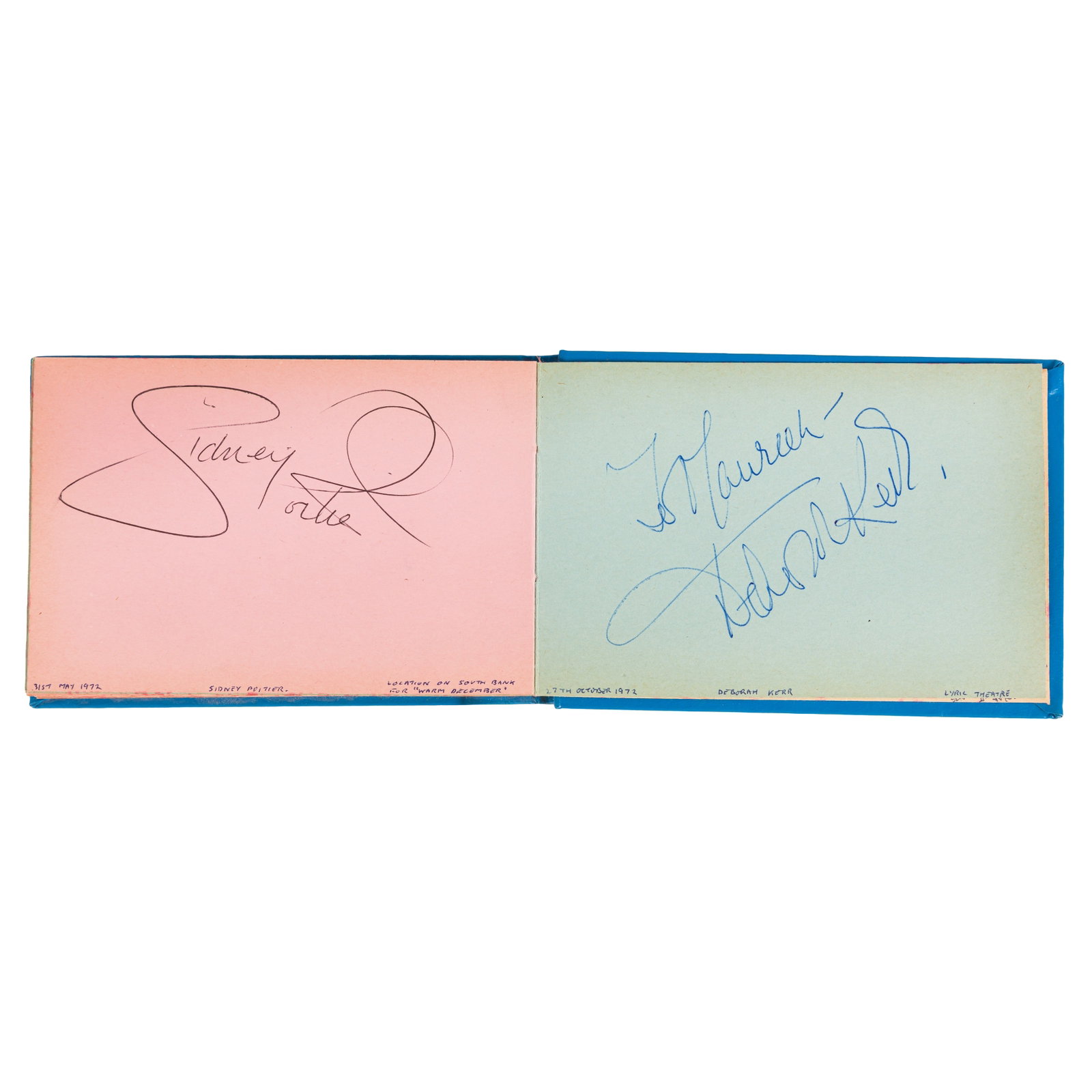 Autograph Albums.- Incl. Alec Guinness c. 1972 - 6