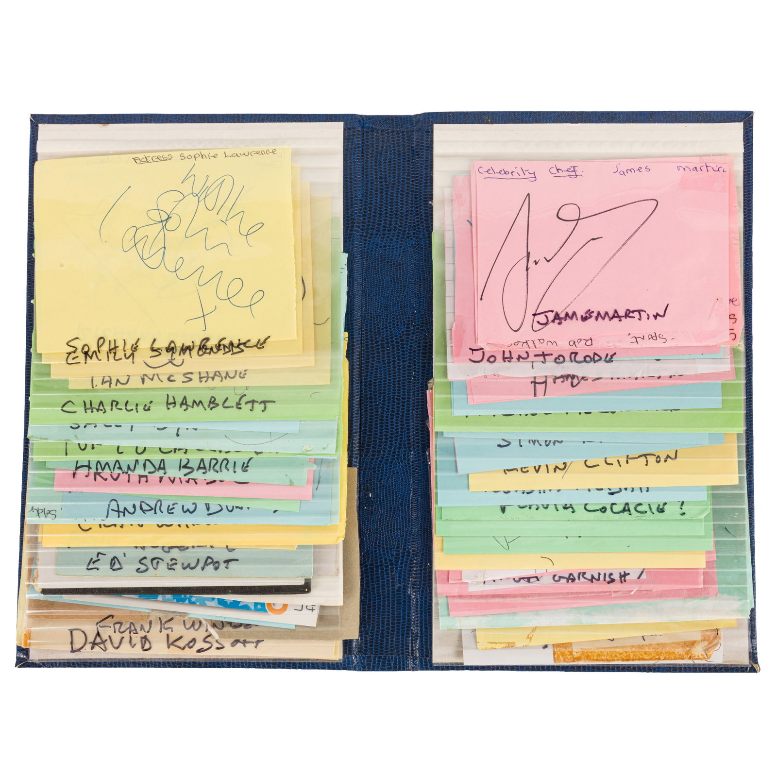 Autograph Collection.- Tv Stars Album pages, c. 1990s-2000s - 2