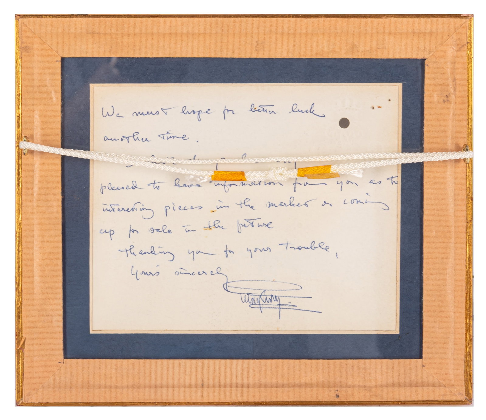 Gustaf VI Adolf, King of Sweden Signed postcard and note - 4