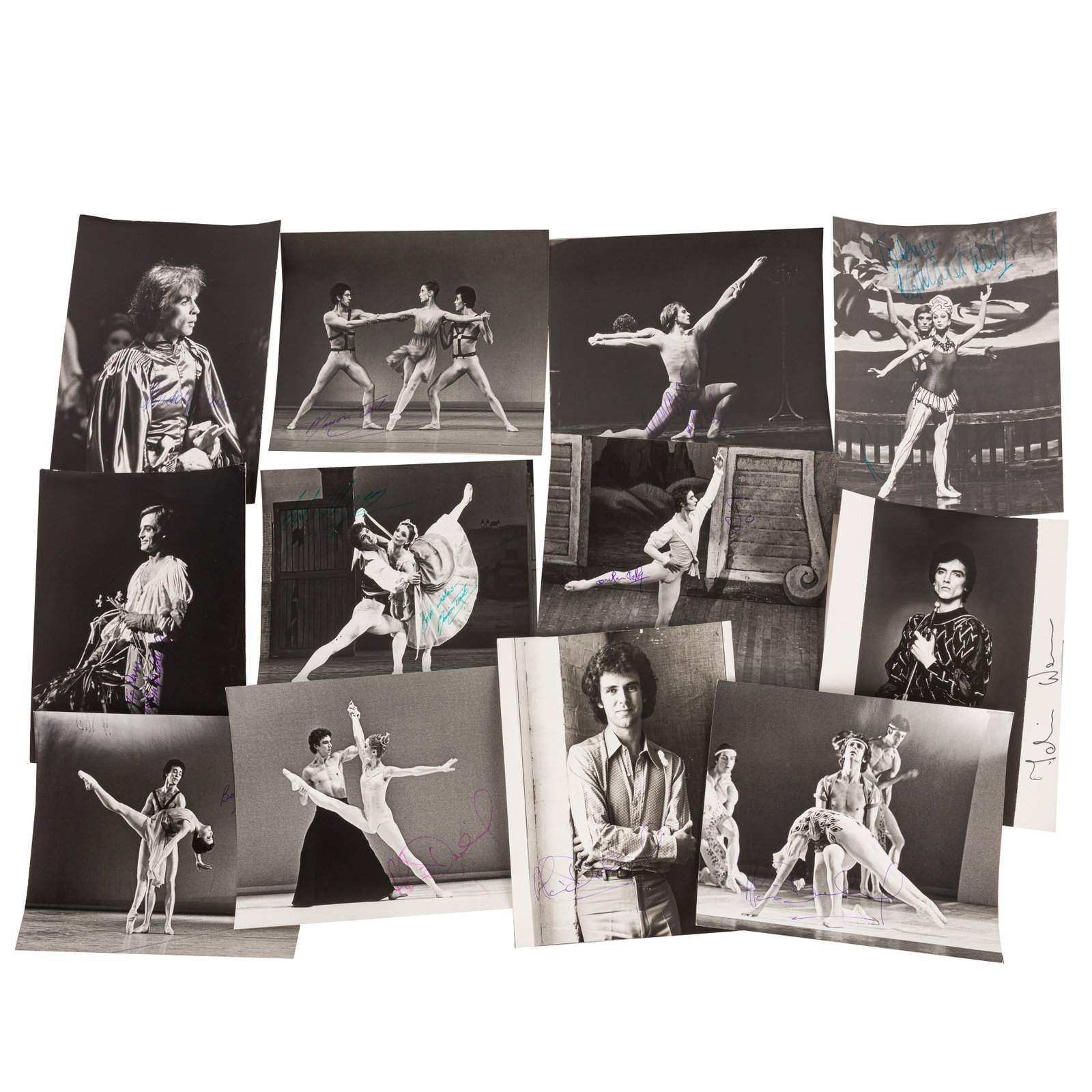 Photograph Collection.- Ballet Interest Signed photographs, incl. Nureyev, - 2