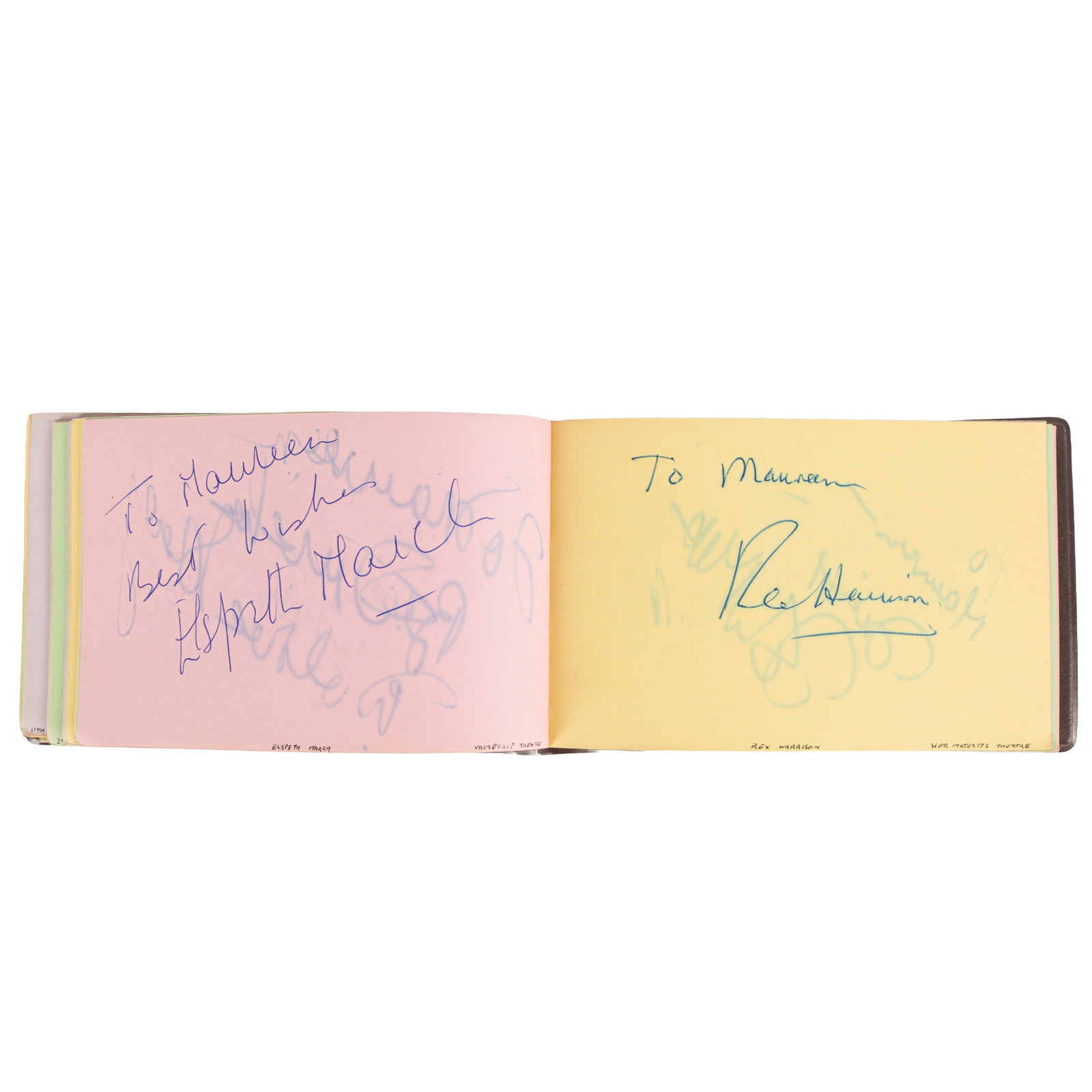 Autograph Album.- Incl. Ingrid Bergman 1973-1974 - 5