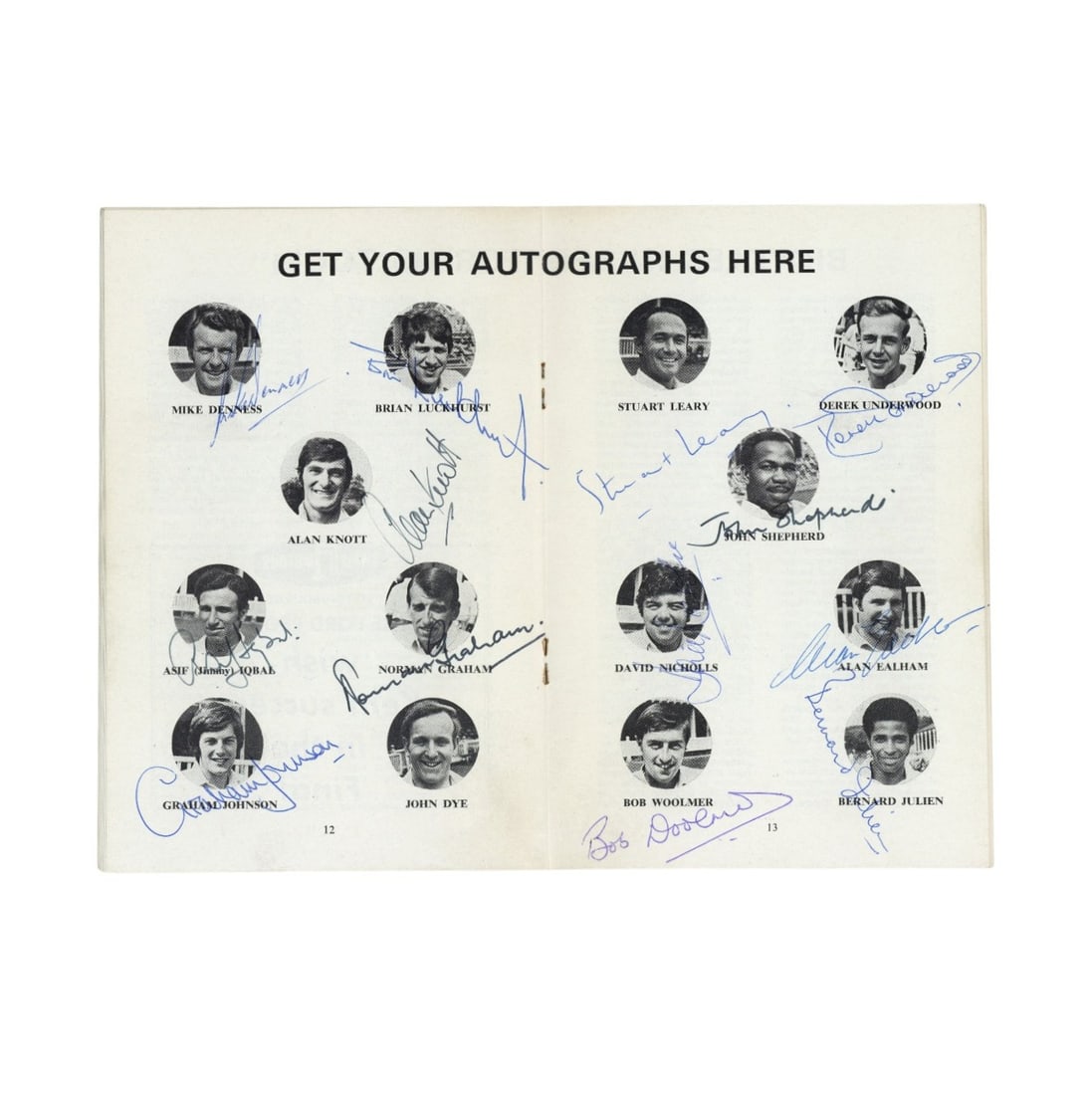 Autograph Album.- Cricket Interest c. 1950s-1970s - 2