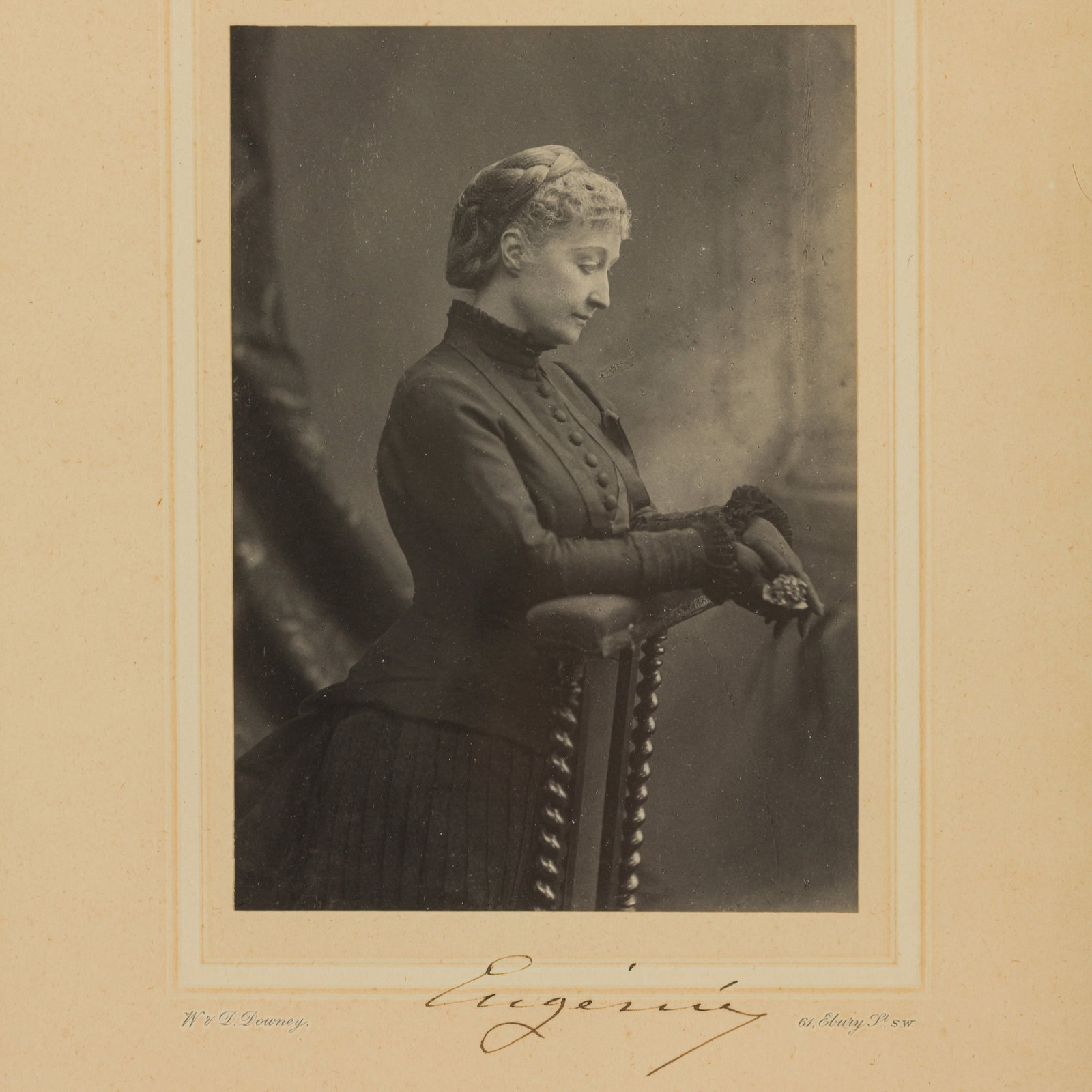 Eugenie, Empress Consort of Napoleon III Signed photograph - 2