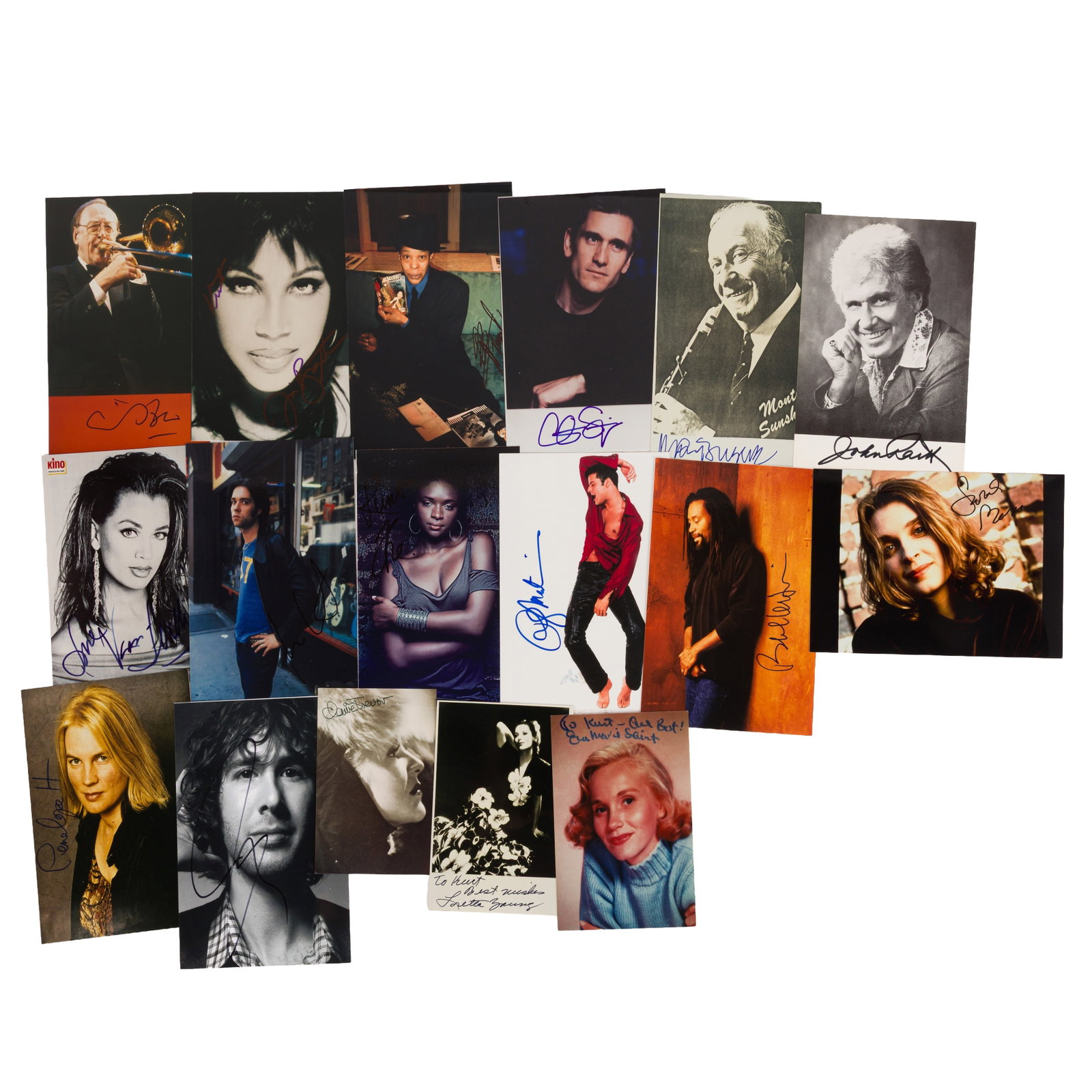 Photograph Collection.- Actors & Entertainers Signed photographs - 2