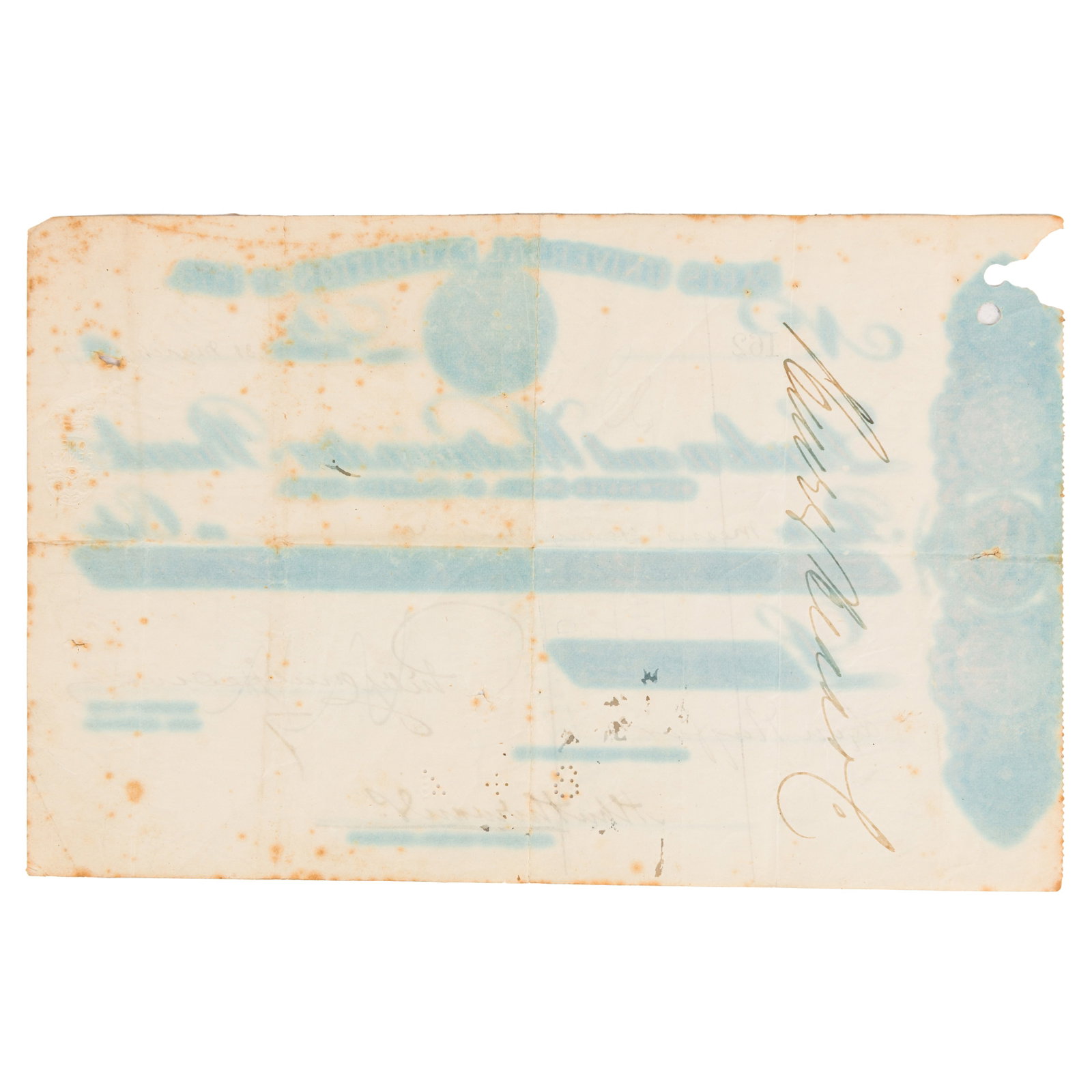 Edward VII, King of the United Kingdom Signed cheque - 2