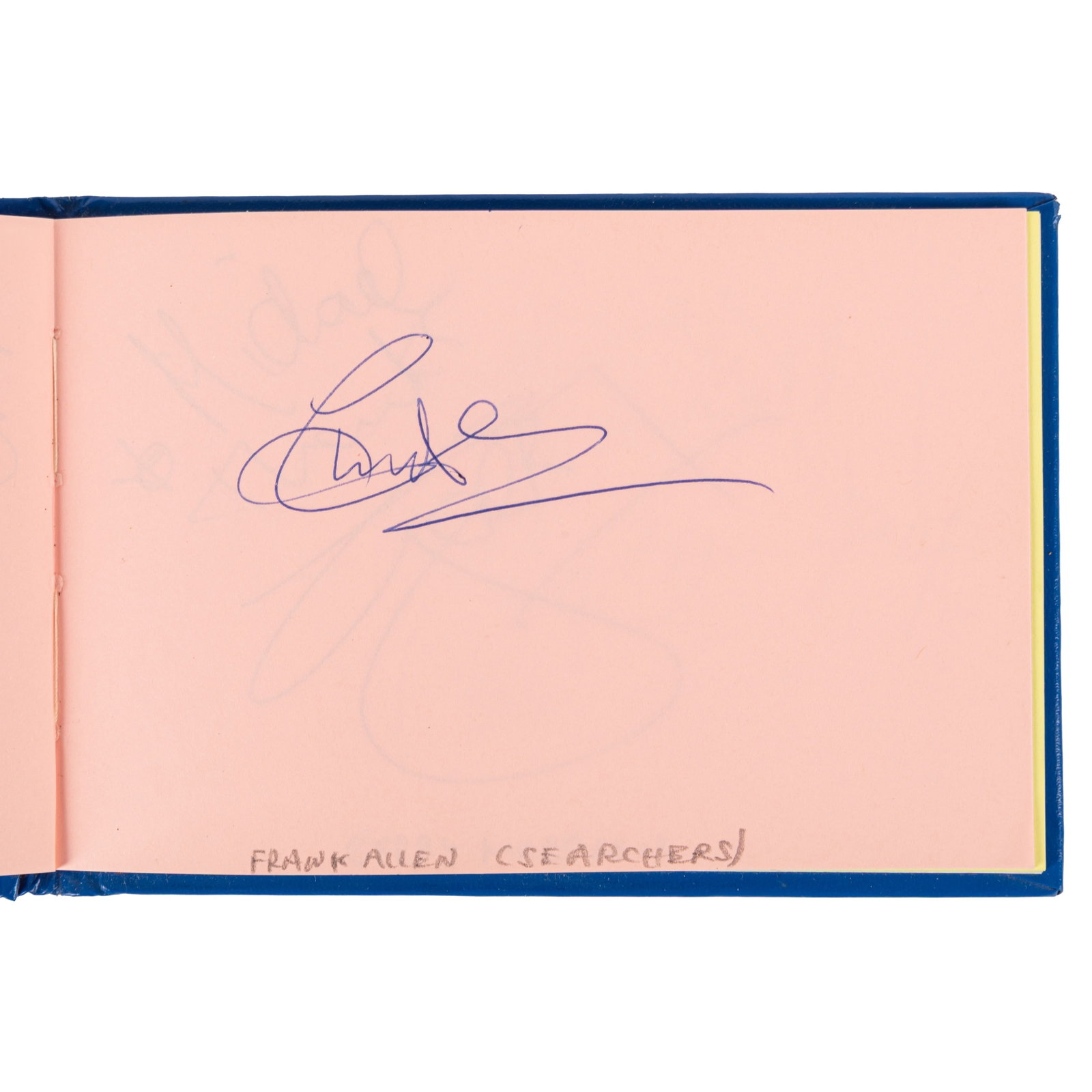 Autograph Album.- Singers and Musicians c. 1990s - 2
