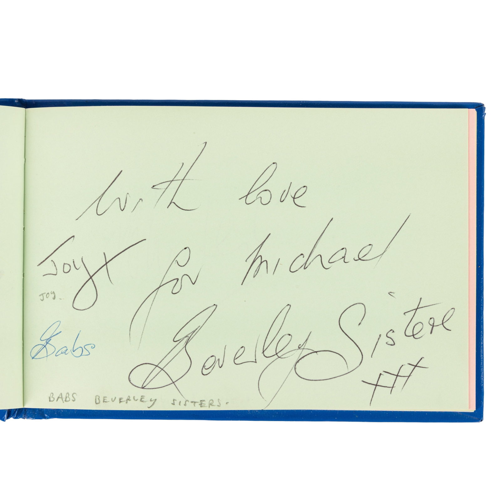 Autograph Album.- Singers and Musicians c. 1990s - 3