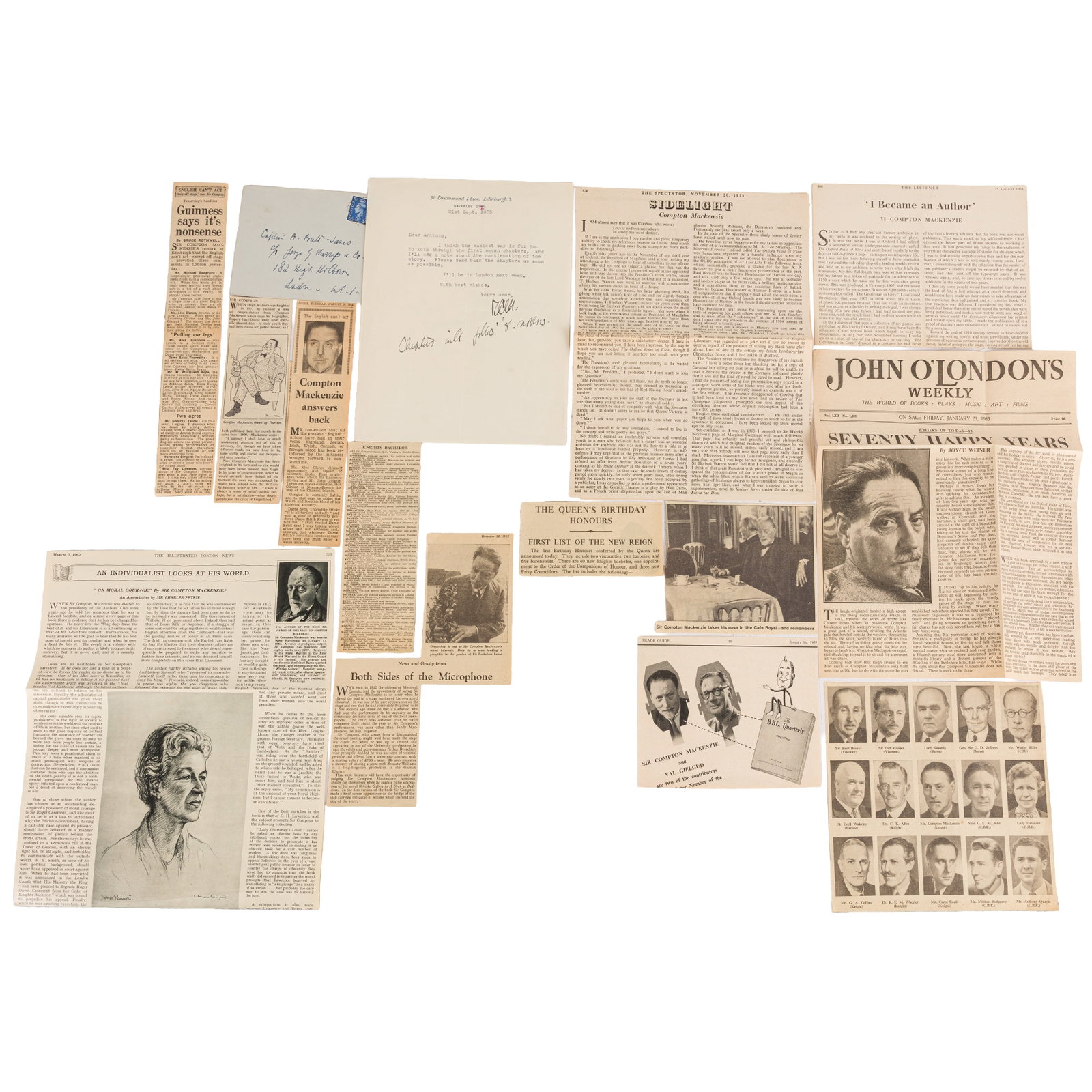 Mackenzie (Compton) Group of letters - 3