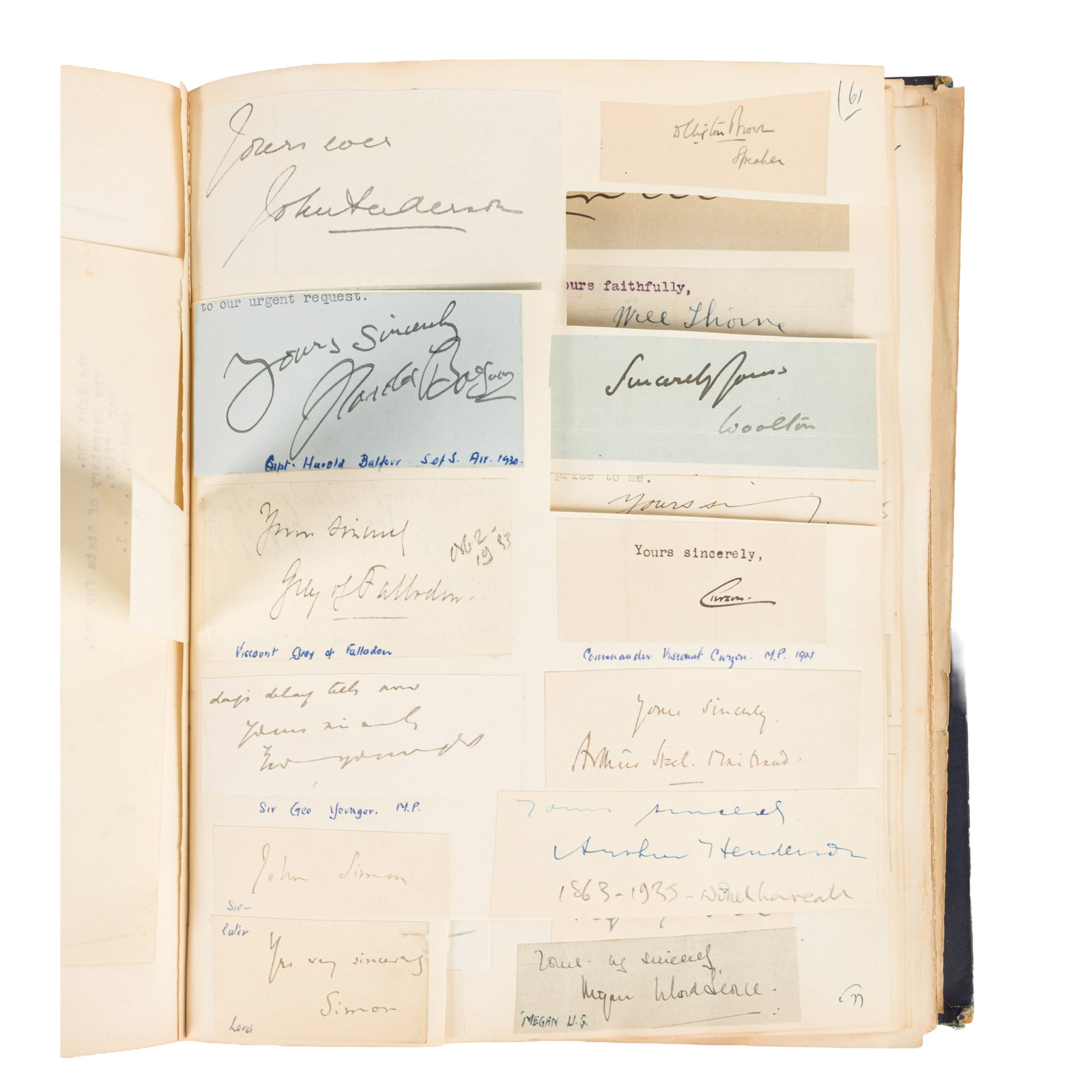 Autograph Album.- Miscellaneous 19th-20th century - 4