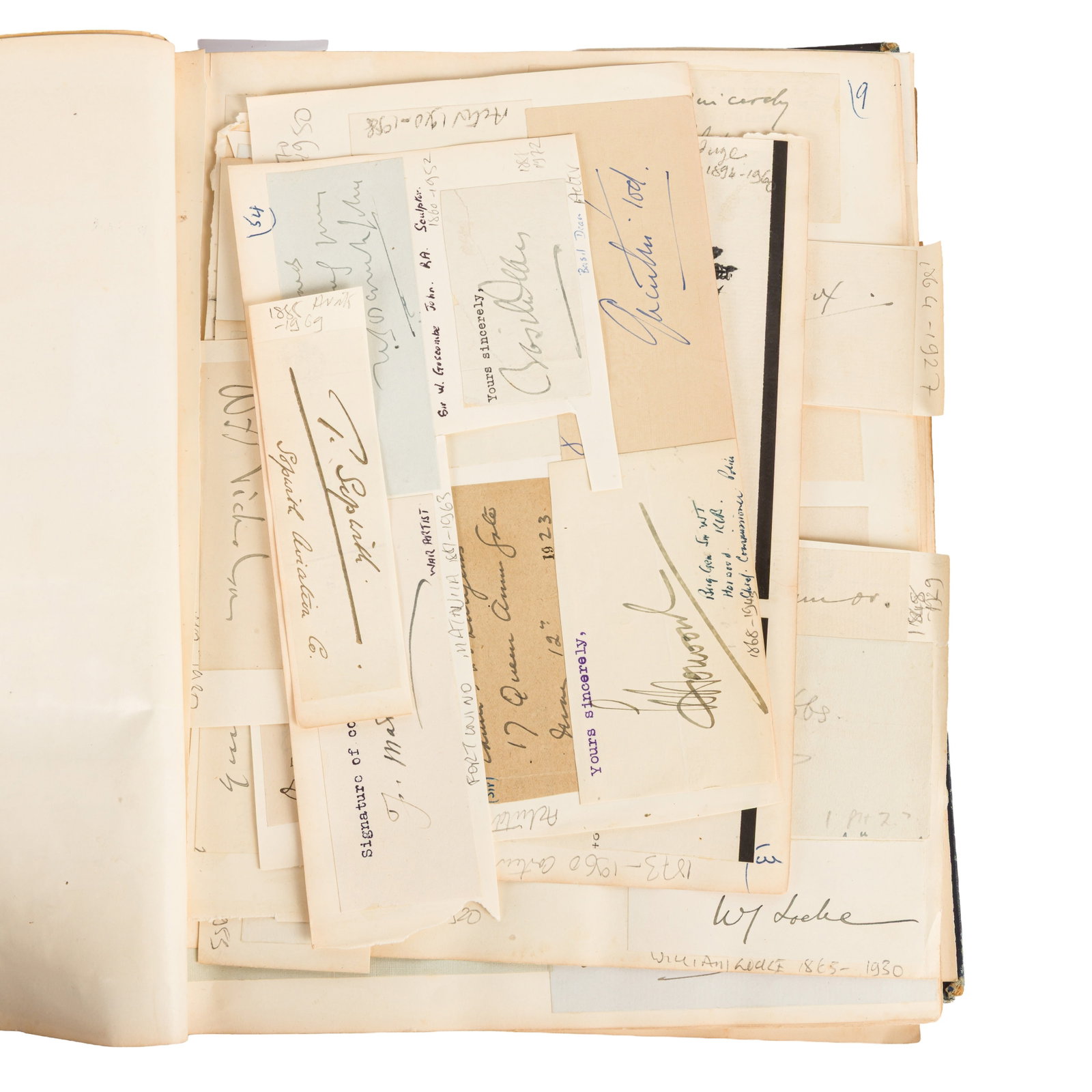 Autograph Album.- Miscellaneous 19th-20th century - 5