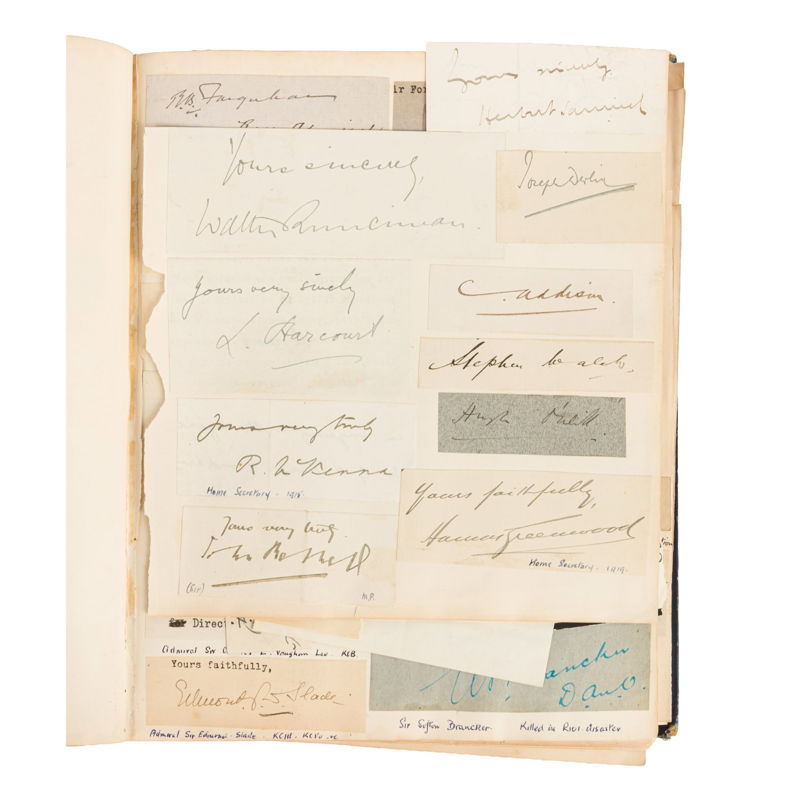 Autograph Album.- Miscellaneous 19th-20th century - 6