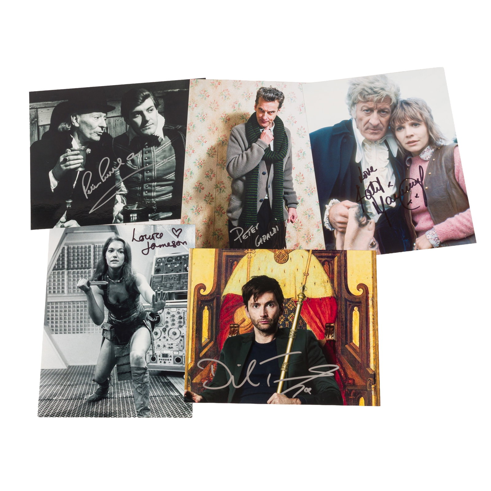 Dr Who Interest.- Signed photographs - 2