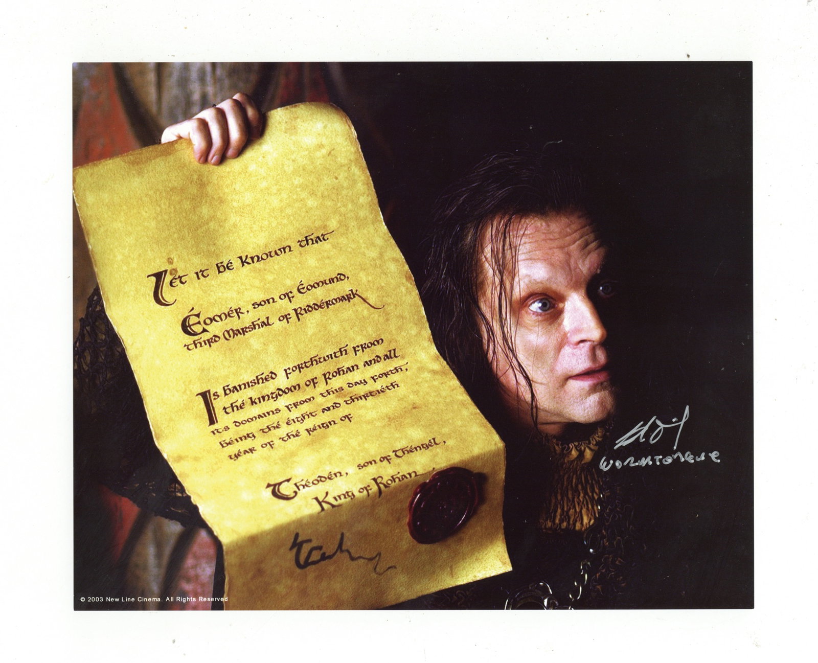 Lord of The Rings.- Collection of signed photographs - 6