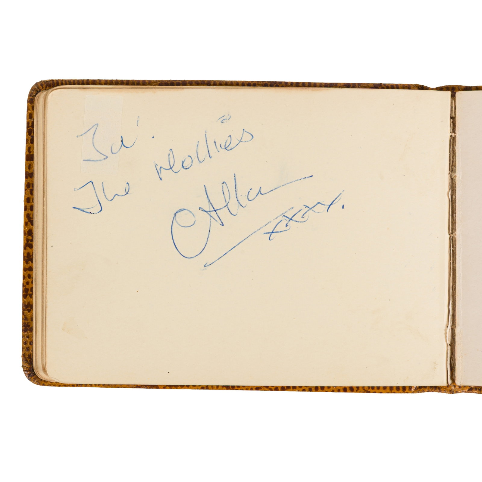 Autograph Album.-Incl. the Hollies c. 1960s: Autograph Album.-Incl. the Hollies c. 1960s Autograph album featuring signatures by Allan Clarke (two signed pages) and Graham Nash from the Hollies, and Chris Curtis, Tony Jackson, Mike Pender and