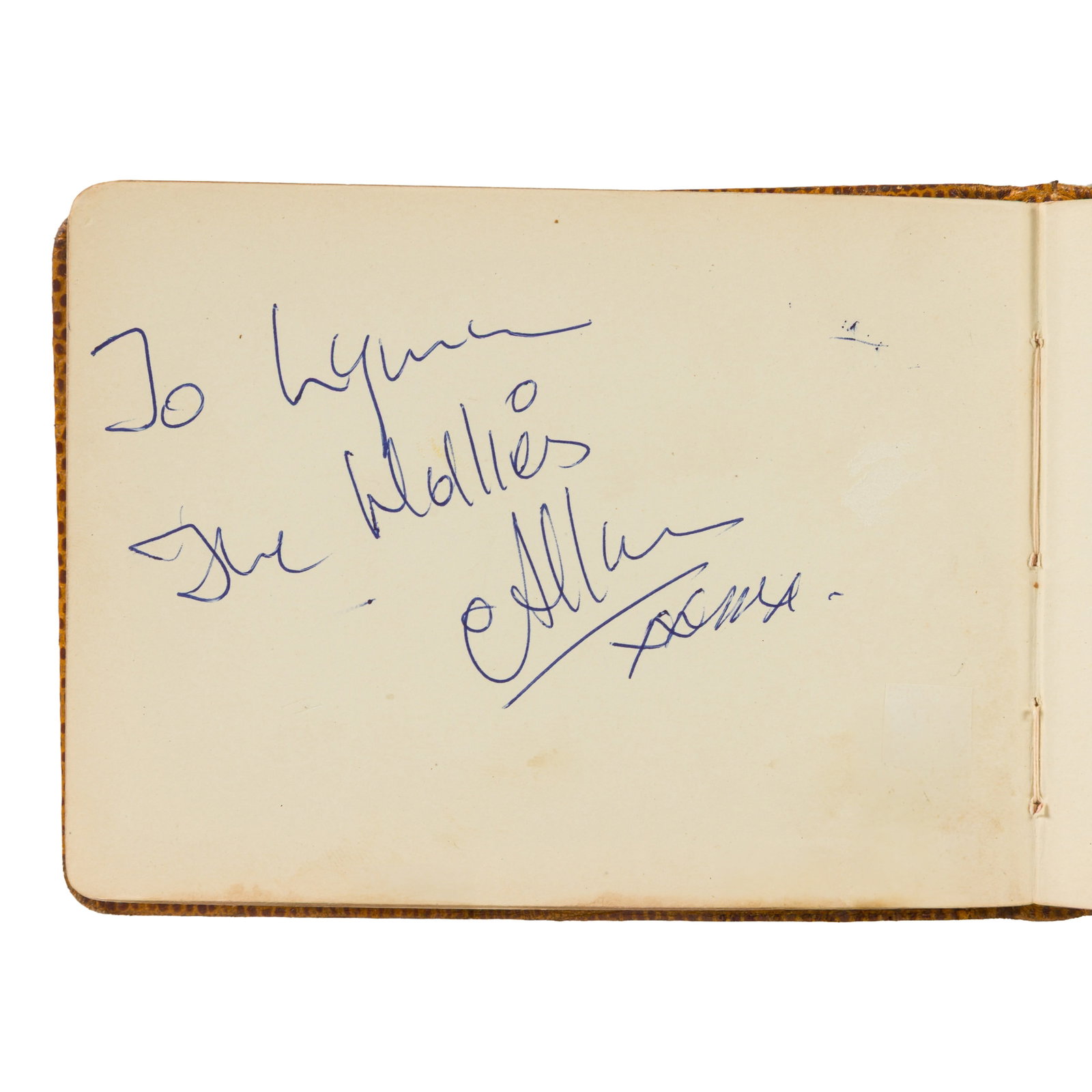 Autograph Album.-Incl. the Hollies c. 1960s - 2