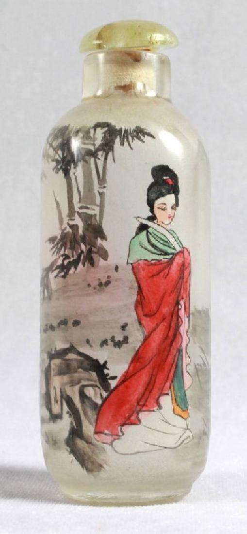 CHINESE REVERSE PAINT SNUFF BOTTLE (1 of 7)