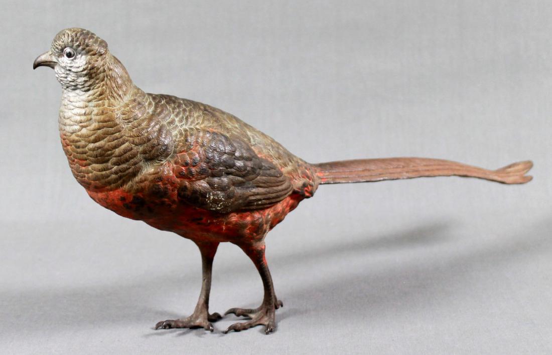 FRANZ XAVIER BERGMAN COLD PAINTED BRONZE FIGURE OF (1 of 5)