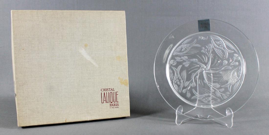 LALIQUE PLATE WITH ORIGINAL BOX (1 of 4)