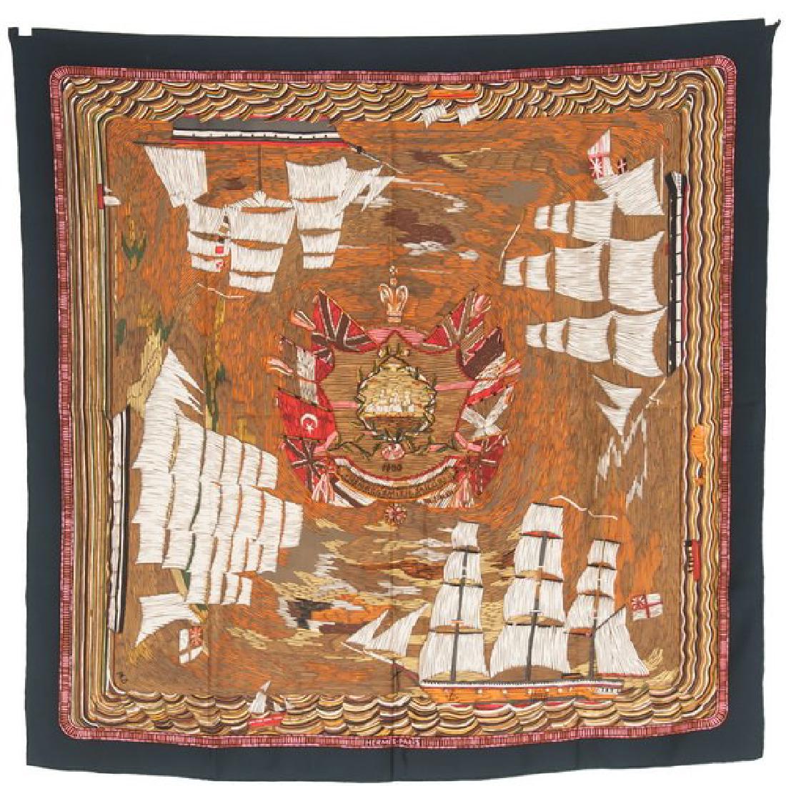 HERMES "1880 HENRY SMITH SAILOR" SCARF (1 of 6)