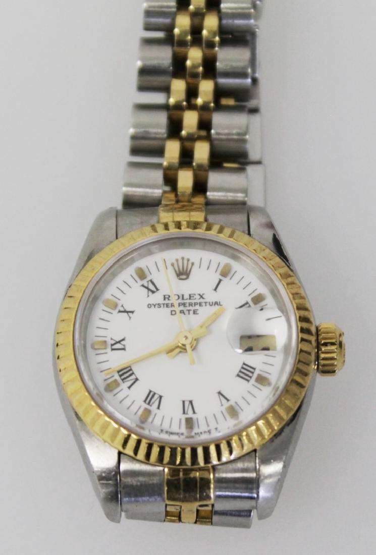 ROLEX DATEJUST LADIES TWO TONE 14K & STAINLESS STEEL (1 of 6)