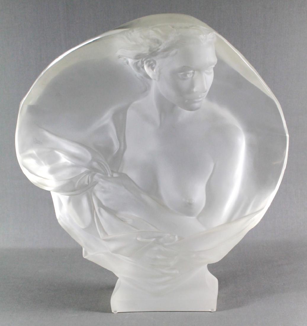 FREDERICK HART Acrylic Sculpture Contemplation (1 of 5)