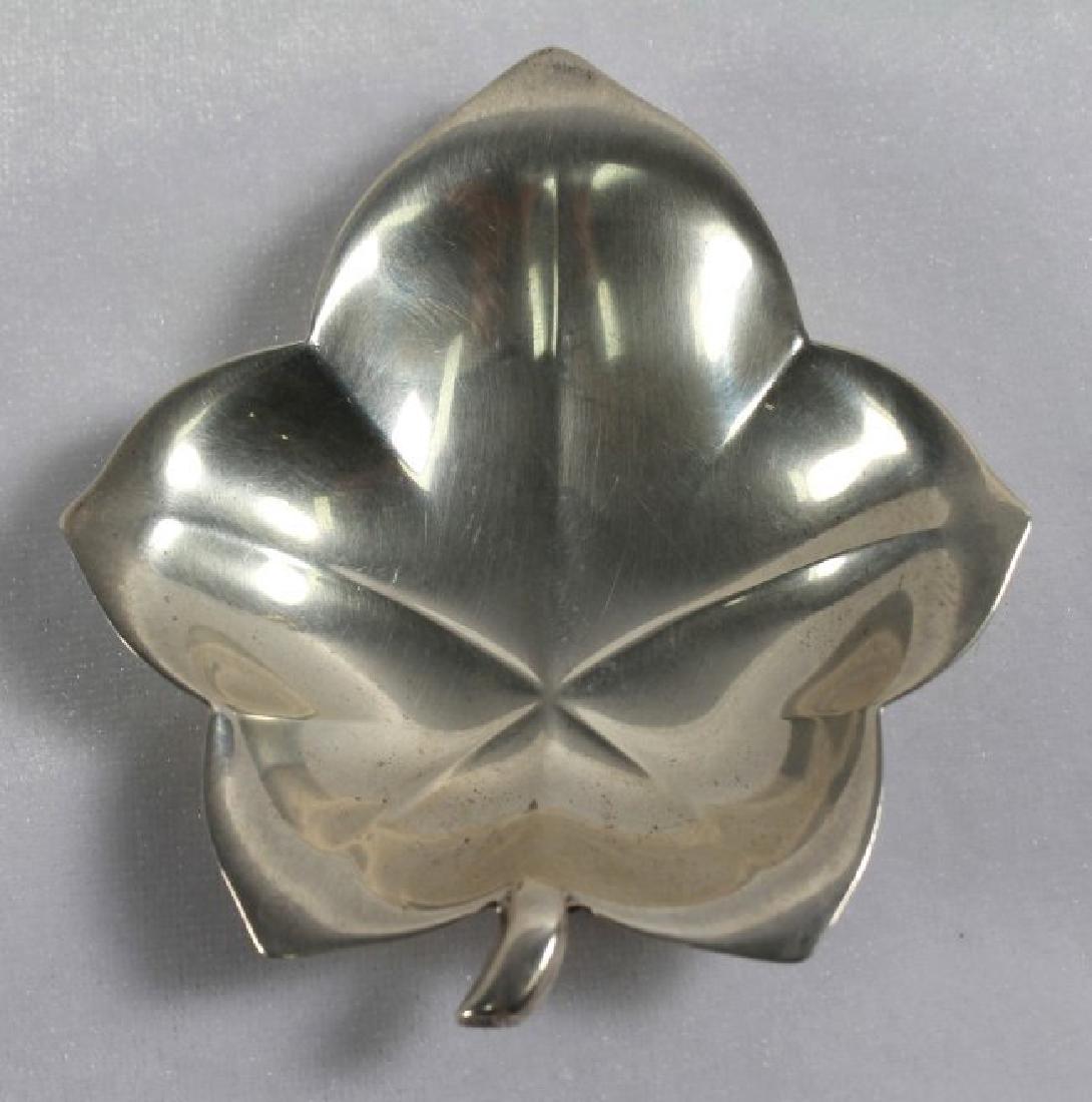 TIFFANY AND CO. STERLING SILVER LEAF SHAPED TRAY (1 of 4)