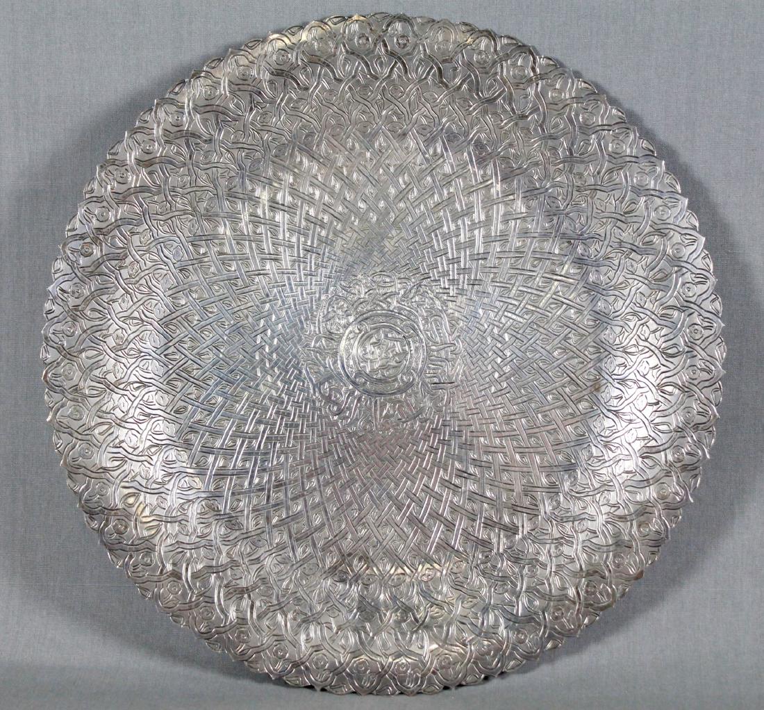 VINATGE EGYPTIAN 900 SILVER WALL CHARGER (1 of 4)